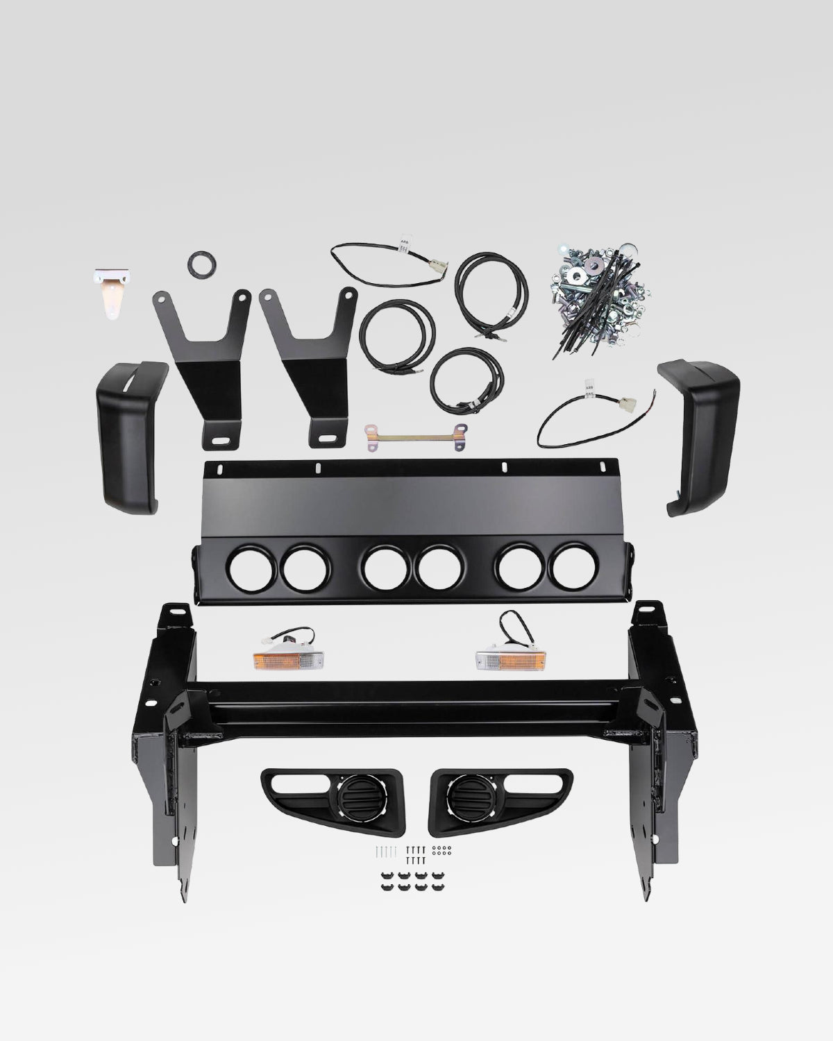 ARB Deluxe Fog Light-Compatible Front Bumper Mounting Hardware Kit for 2nd-Gen Tacoma (2005–2011)