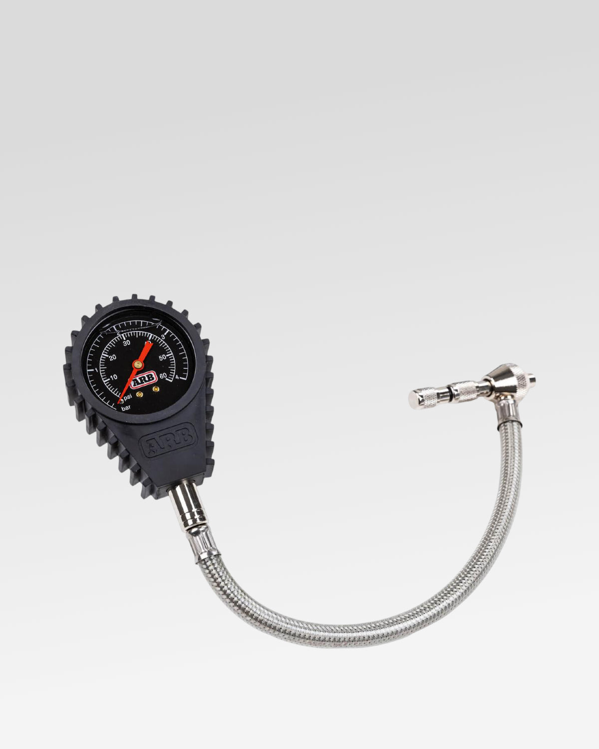 ARB E-Z Tire Deflator with 0–60 psi and 0–4 bar Analog Tire Pressure Gauge