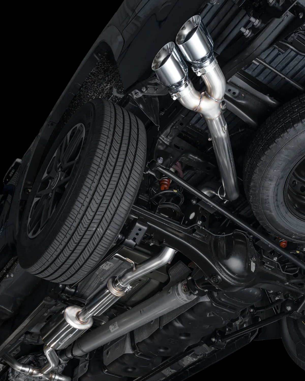 AWE 0FG 3 in Cat-Back Exhaust System with Dual Side Exits and Exhaust Tips in Chrome for 3rd-Gen Tundra (2022–Present)