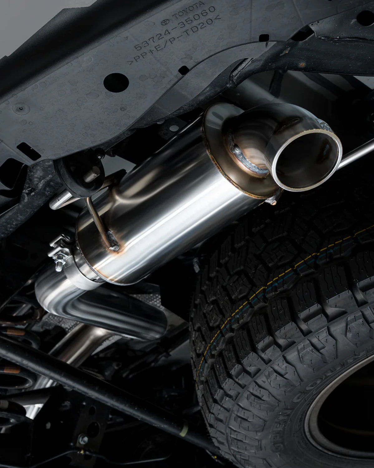 AWE 0FG 3 in Cat-Back Exhaust System with Single Rear Exit and BashGuard Exhaust Tip for 6th-Gen 4Runner (2025–Present)