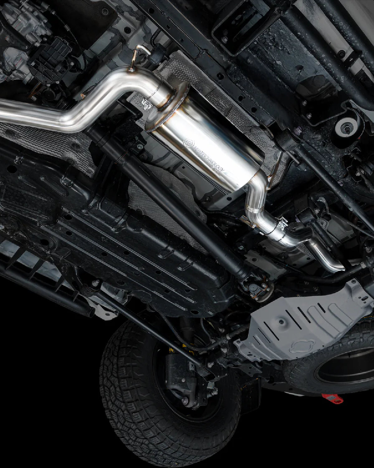 AWE 0FG 3 in Cat-Back Exhaust System with Single Rear Exit and BashGuard Exhaust Tip for 6th-Gen 4Runner (2025–Present)