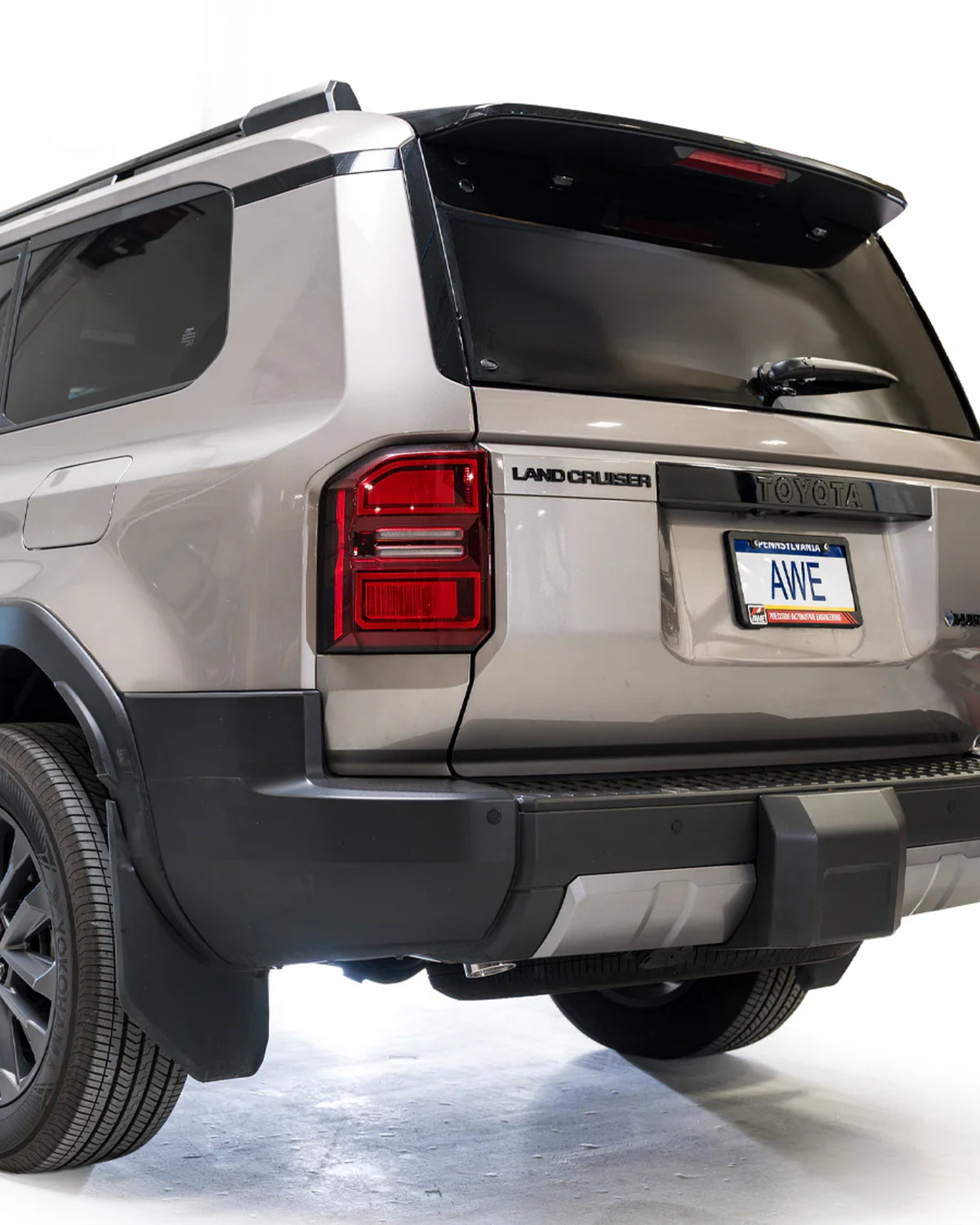 AWE 0FG 3 in Cat-Back Exhaust System with Single Rear Exit and BashGuard Exhaust Tip for Land Cruiser 250 Series (2025–Present)