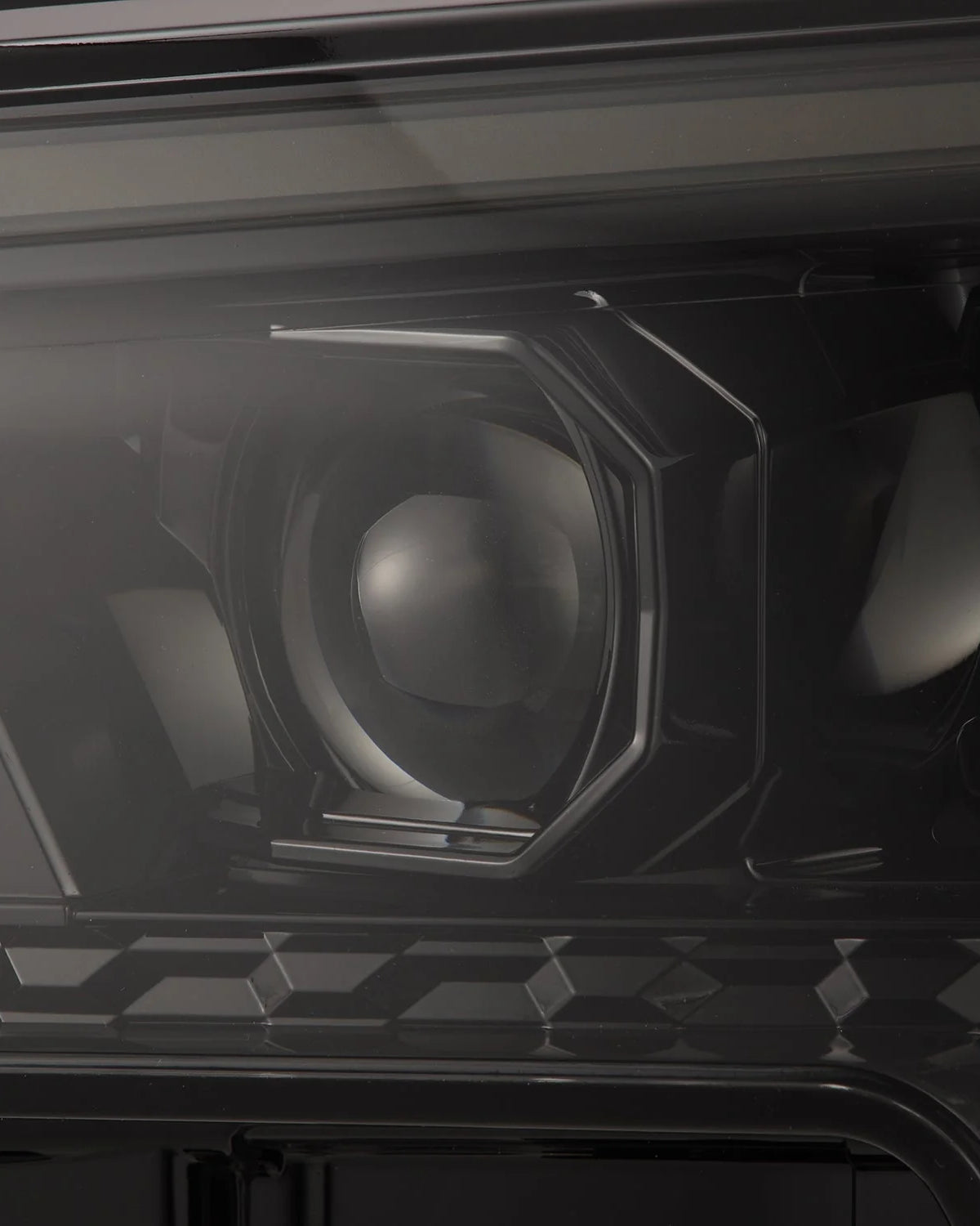 AlphaRex Luxx-Series OG-Style Sequential LED Projector Headlights with White/Amber DRL and Alpha-Black Housing for 6th-Gen 4Runner (2025–Present) - Pair