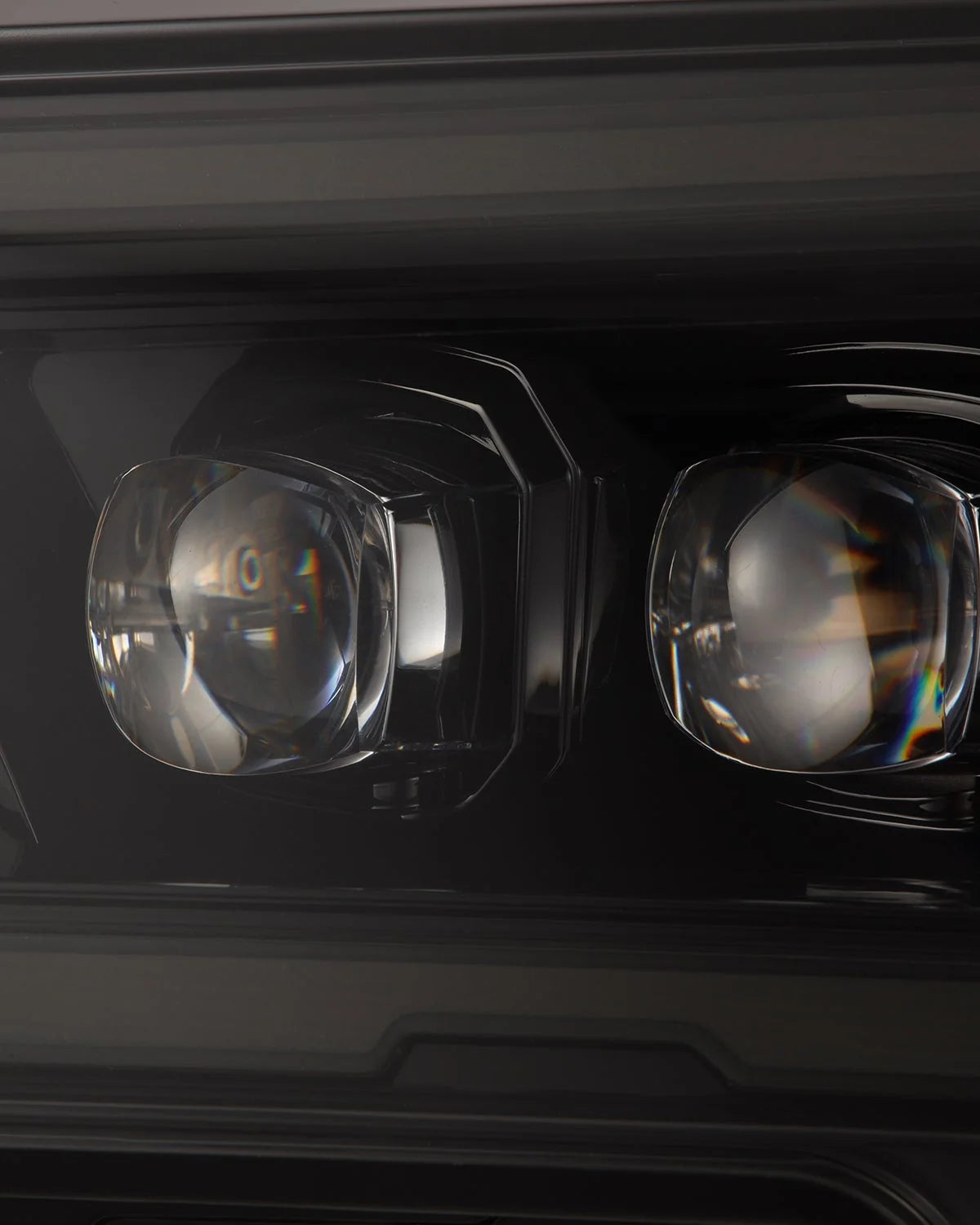 AlphaRex Nova-Series Sequential LED Projector Headlights with White/Amber DRL and Alpha-Black Housing for 6th-Gen 4Runner (2025–Present) - Pair