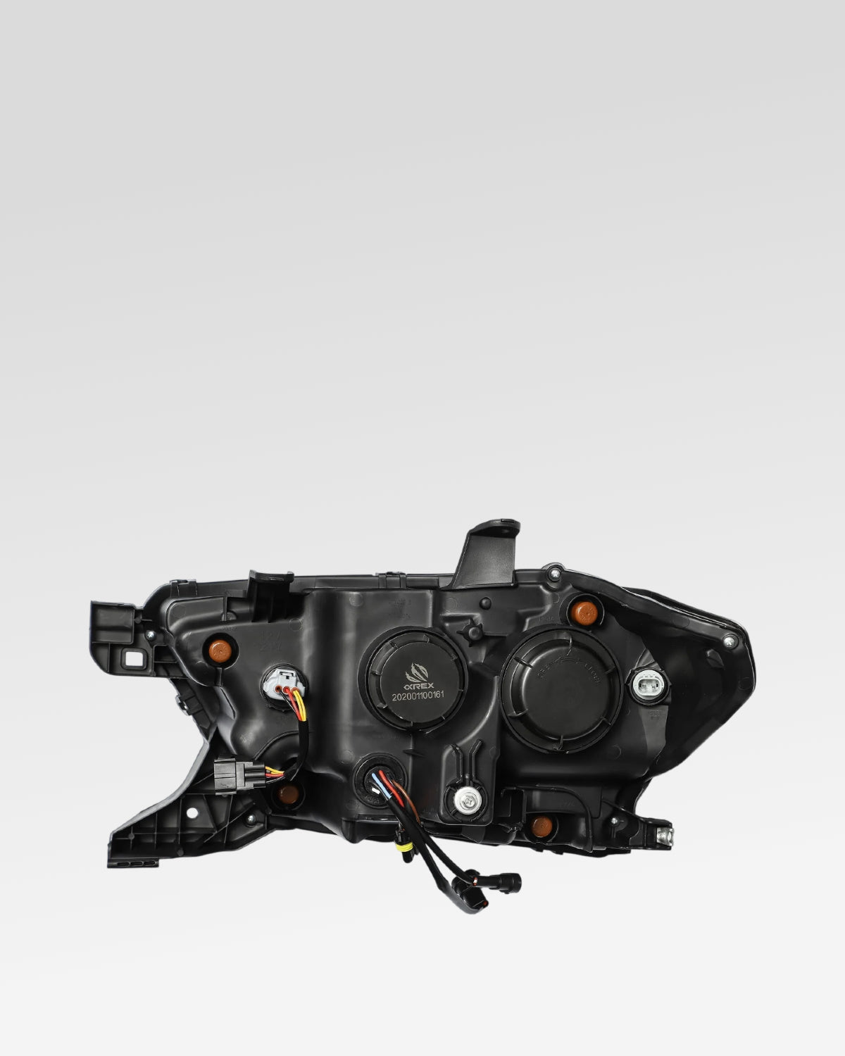 AlphaRex Nova-Series Sequential LED Projector Headlights with White/Amber DRL and Black Housing for 3rd-Gen Tacoma TRD with OEM Halogen Headlights (2016–2020) - Pair