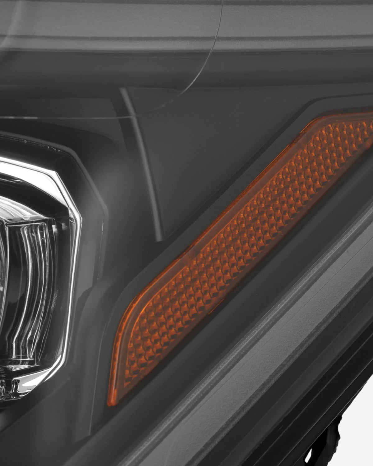 AlphaRex Nova-Series Sequential LED Projector Headlights with White/Amber DRL and Black Housing for 6th-Gen 4Runner (2025–Present) - Pair