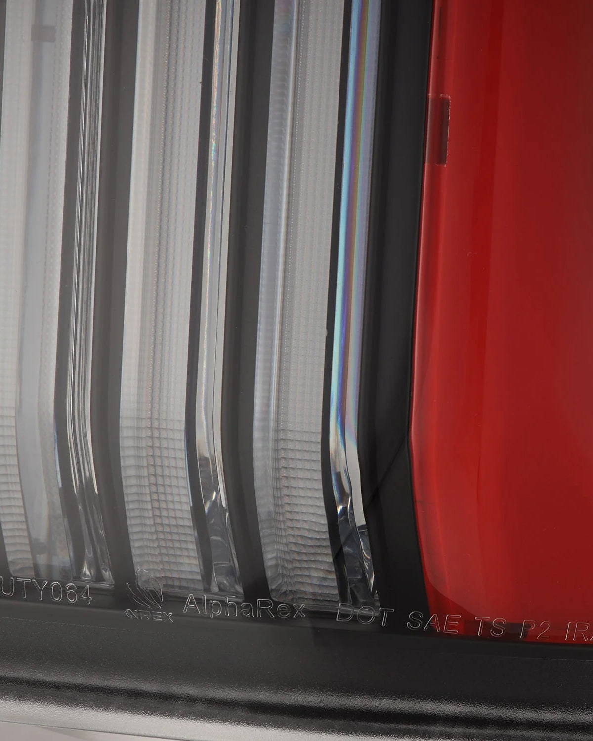 AlphaRex Nova-Series Sequential Prismatic LED Tail Lights with Black and Red Housing for 4th-Gen Tacoma (2024–Present) - Pair