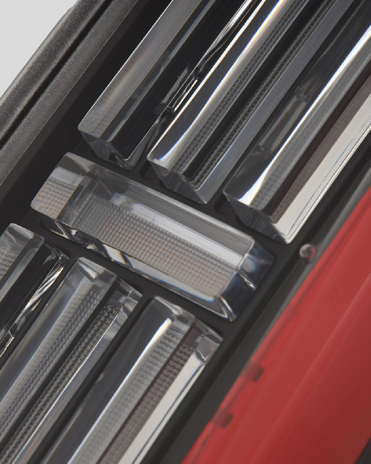 AlphaRex Nova-Series Sequential Prismatic LED Tail Lights with Black and Red Housing for 4th-Gen Tacoma (2024–Present) - Pair