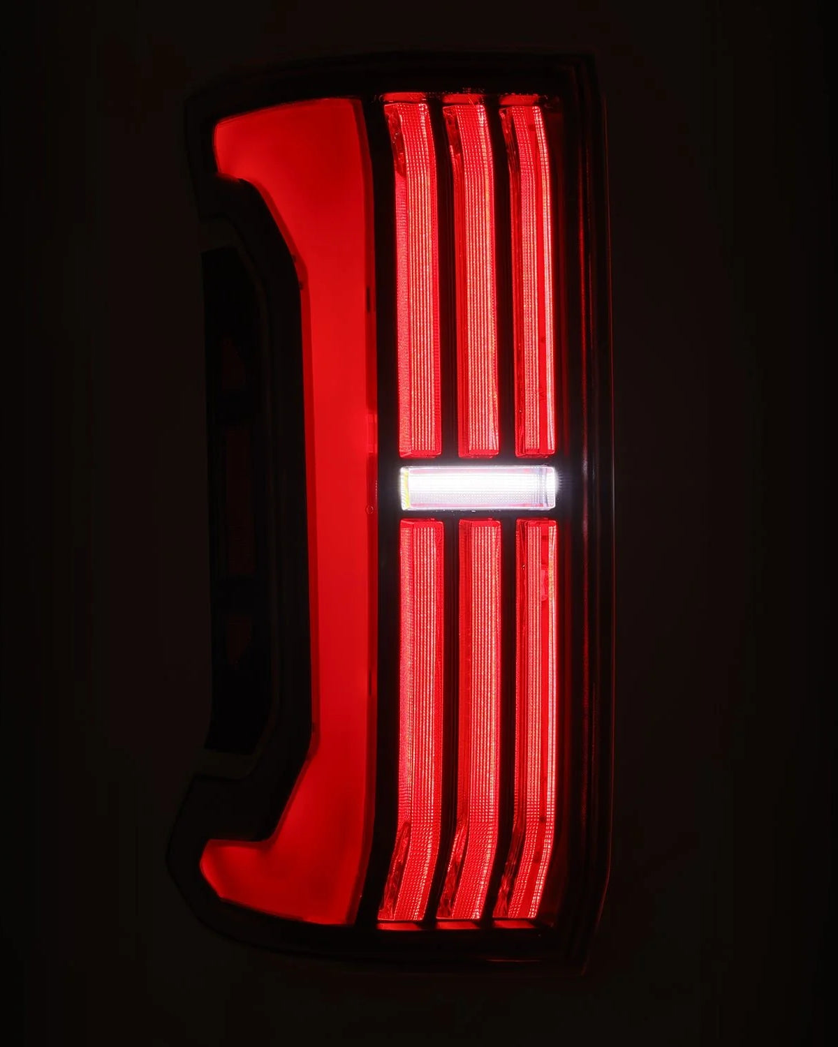 AlphaRex Nova-Series Sequential Prismatic LED Tail Lights with Black and Red Housing for 4th-Gen Tacoma (2024–Present) - Pair