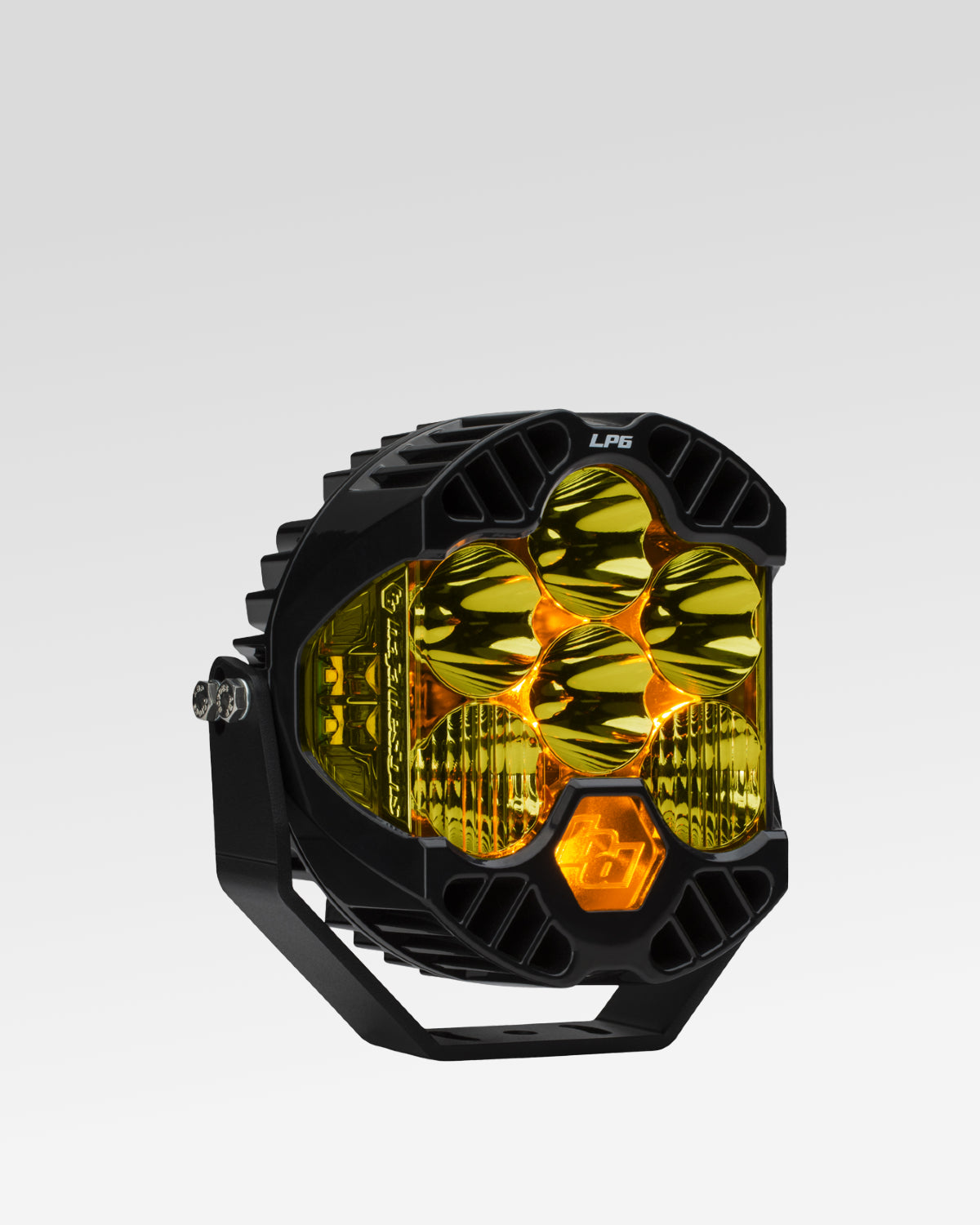 Baja Designs LP6 Pro LED Light Pod with Baja Amber Driving/Combo Lens with Amber Backlight