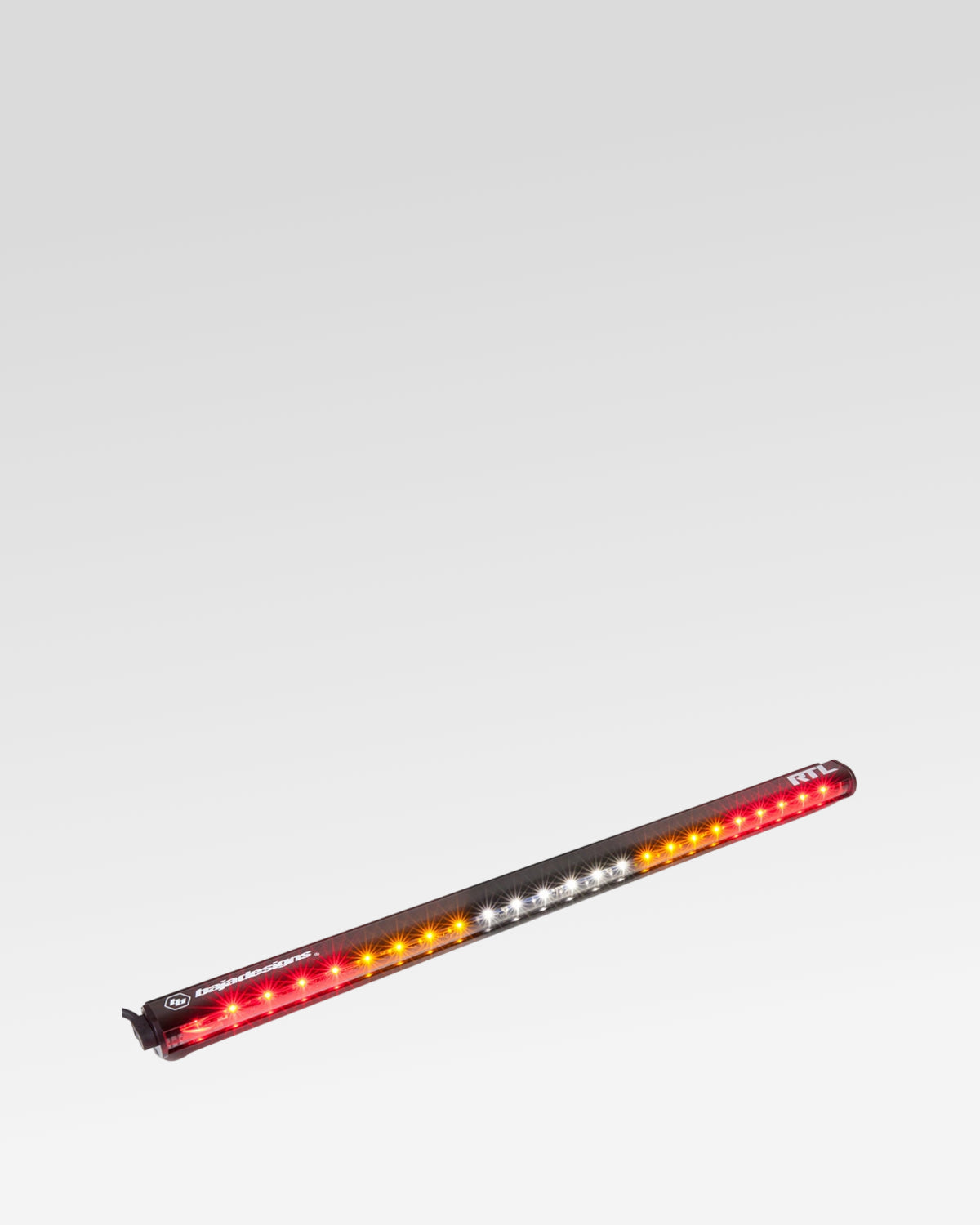 Baja Designs RTL-S 30 in LED Chase Light Bar with Red, Amber, and White Output, Clear Lens, and Turn-Signal Function