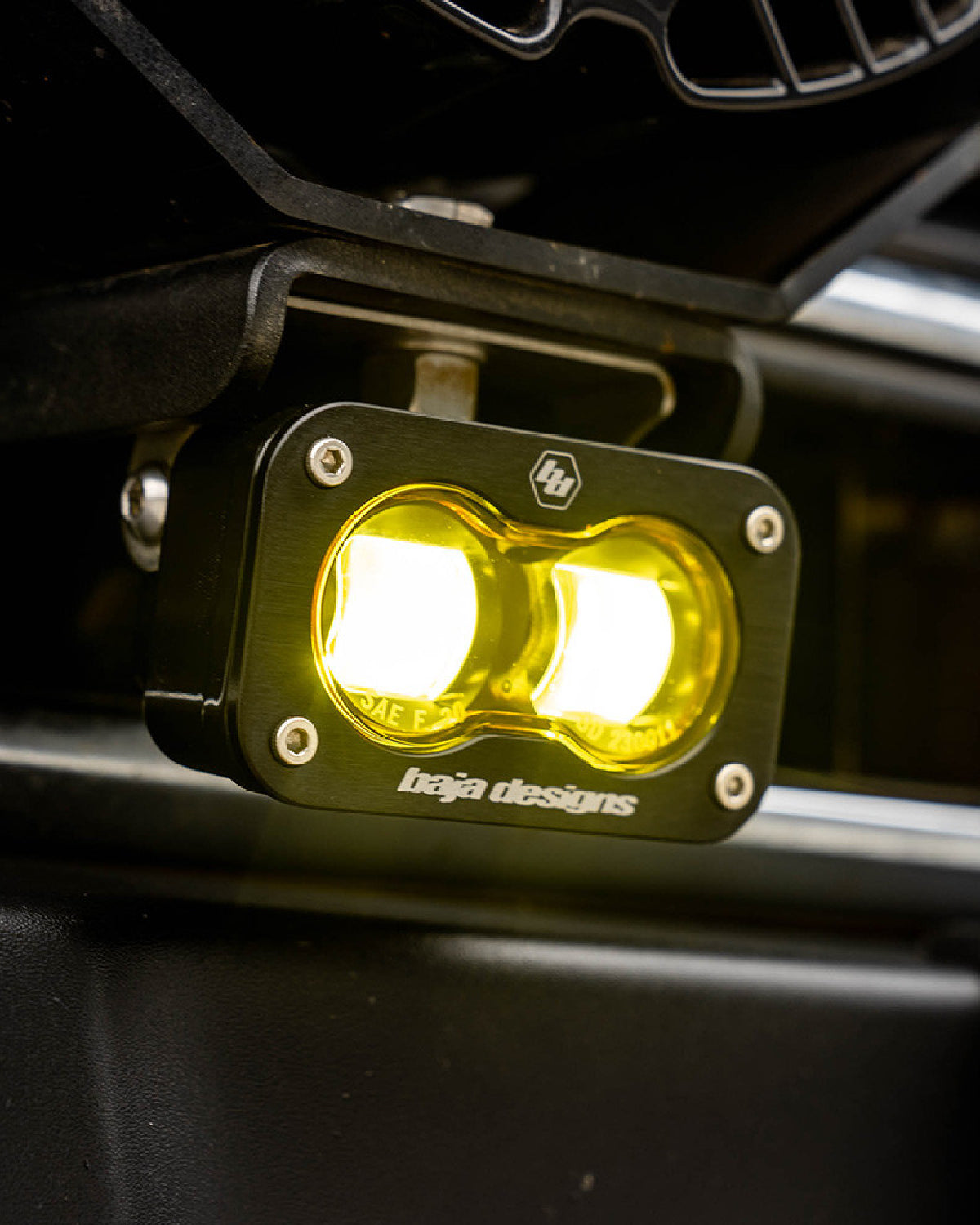 Baja Designs S2 SAE LED Light Pods with Baja Amber Lens - Pair