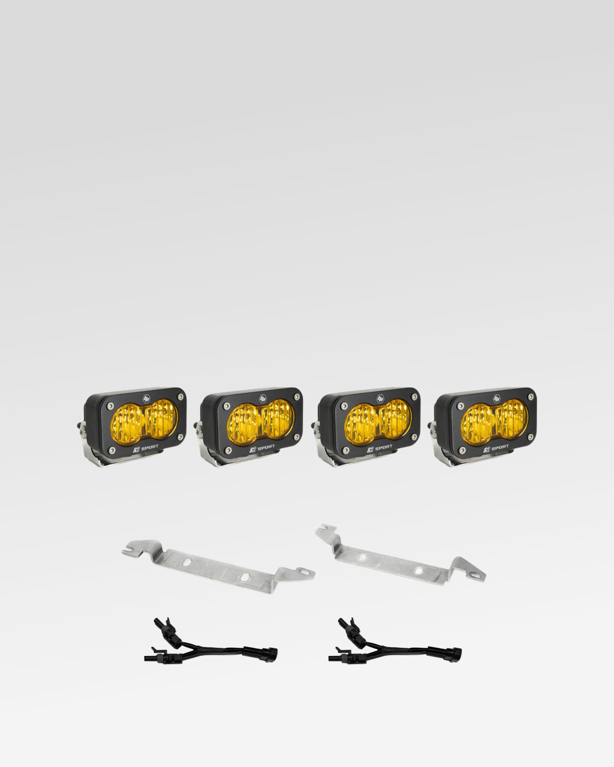 Baja Designs S2 Sport LED Fog Light Kit with Baja Amber Wide Cornering Lens for 6th-Gen 4Runner (2025–Present)