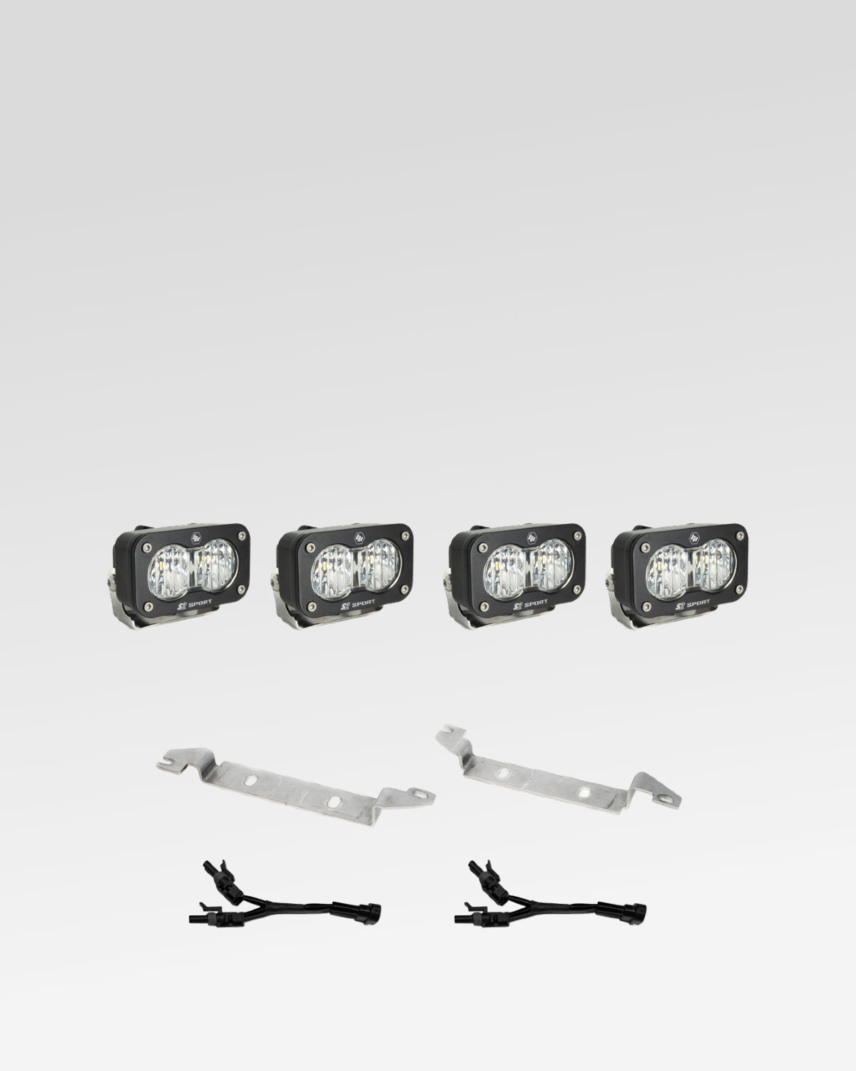 Baja Designs S2 Sport LED Fog Light Kit with Clear Wide Cornering Lens for 6th-Gen 4Runner (2025–Present)