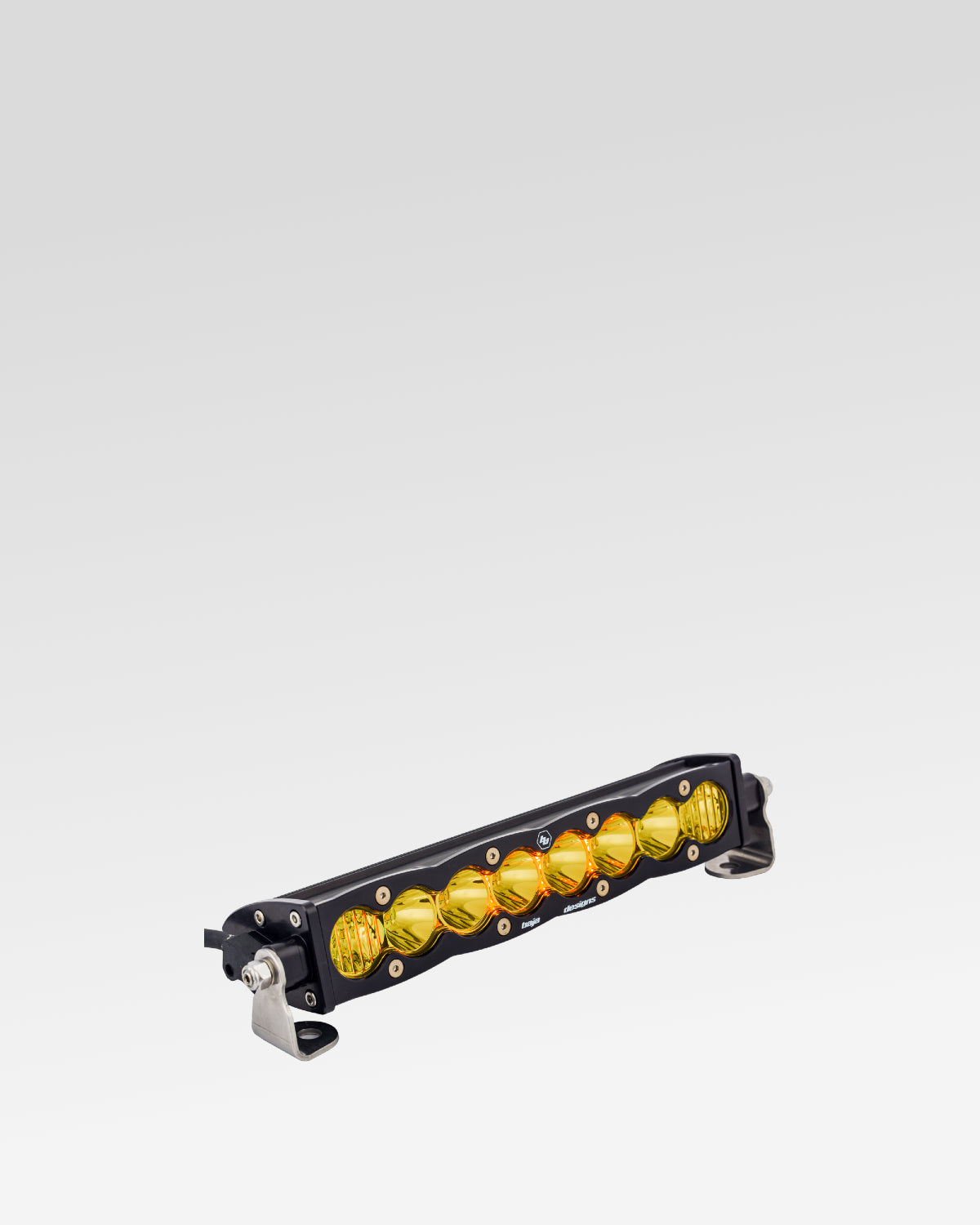 Baja Designs S8 10 in LED Light Bar with Driving-Combo Beam Pattern, Baja Amber Lens, and Amber Backlight