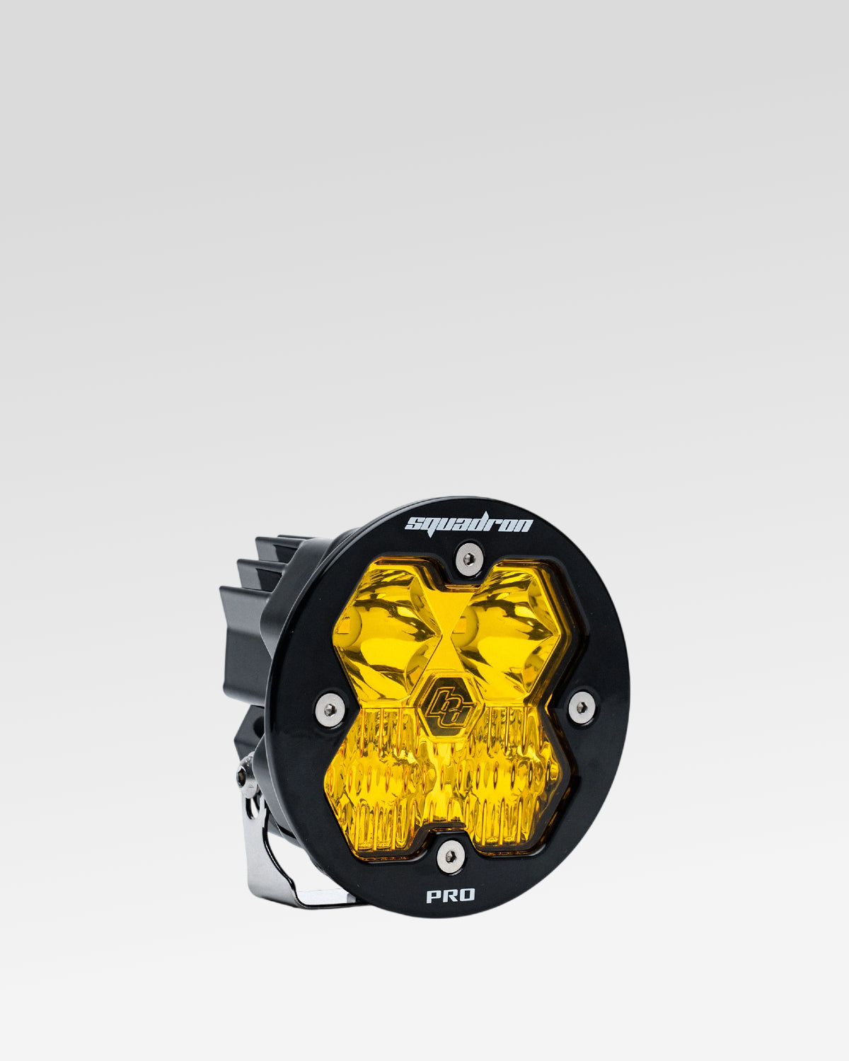 Baja Designs Squadron-R Pro 2.0 LED Light Pod with Driving-Combo Beam Pattern and Baja Amber Lens