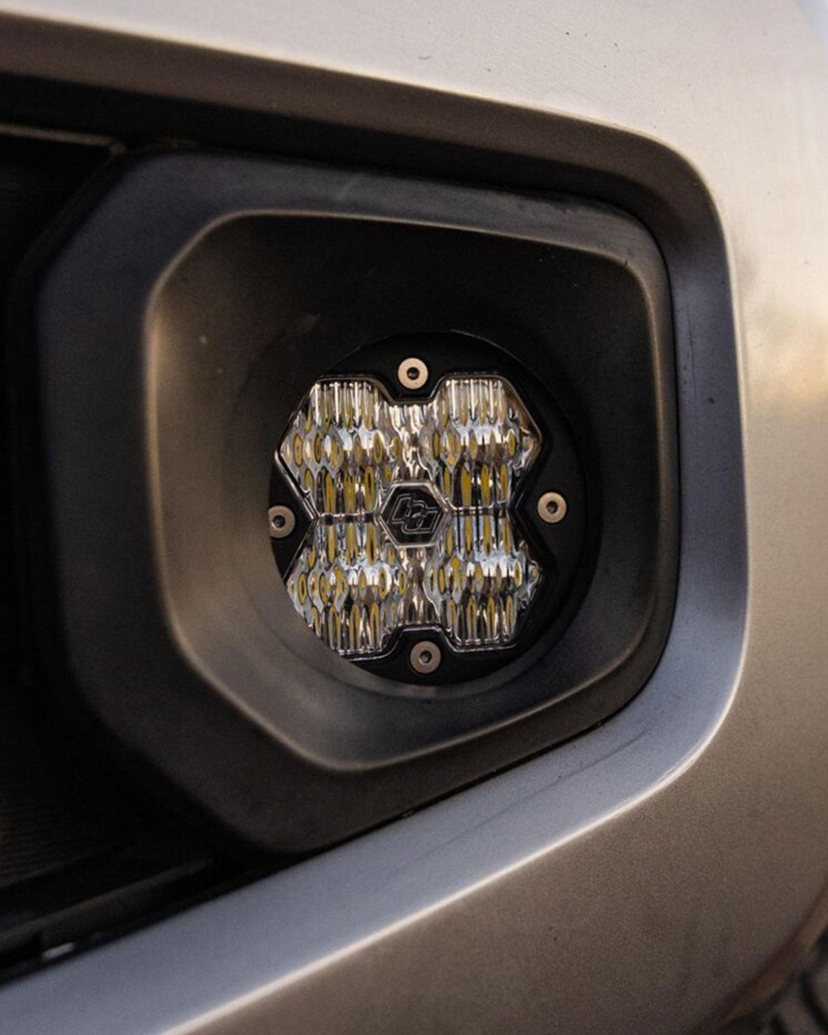 Baja Designs Squadron-R Sport 2.0 LED Fog Light Kit with Wide Cornering Beam Pattern and Clear Lens for Toyota Tacoma (2012–2023)