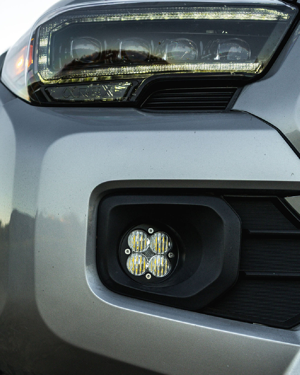 Baja Designs Squadron-R Sport LED Fog Light Kit with Clear SAE Fog Lens for Toyota Tacoma (2012–2023)