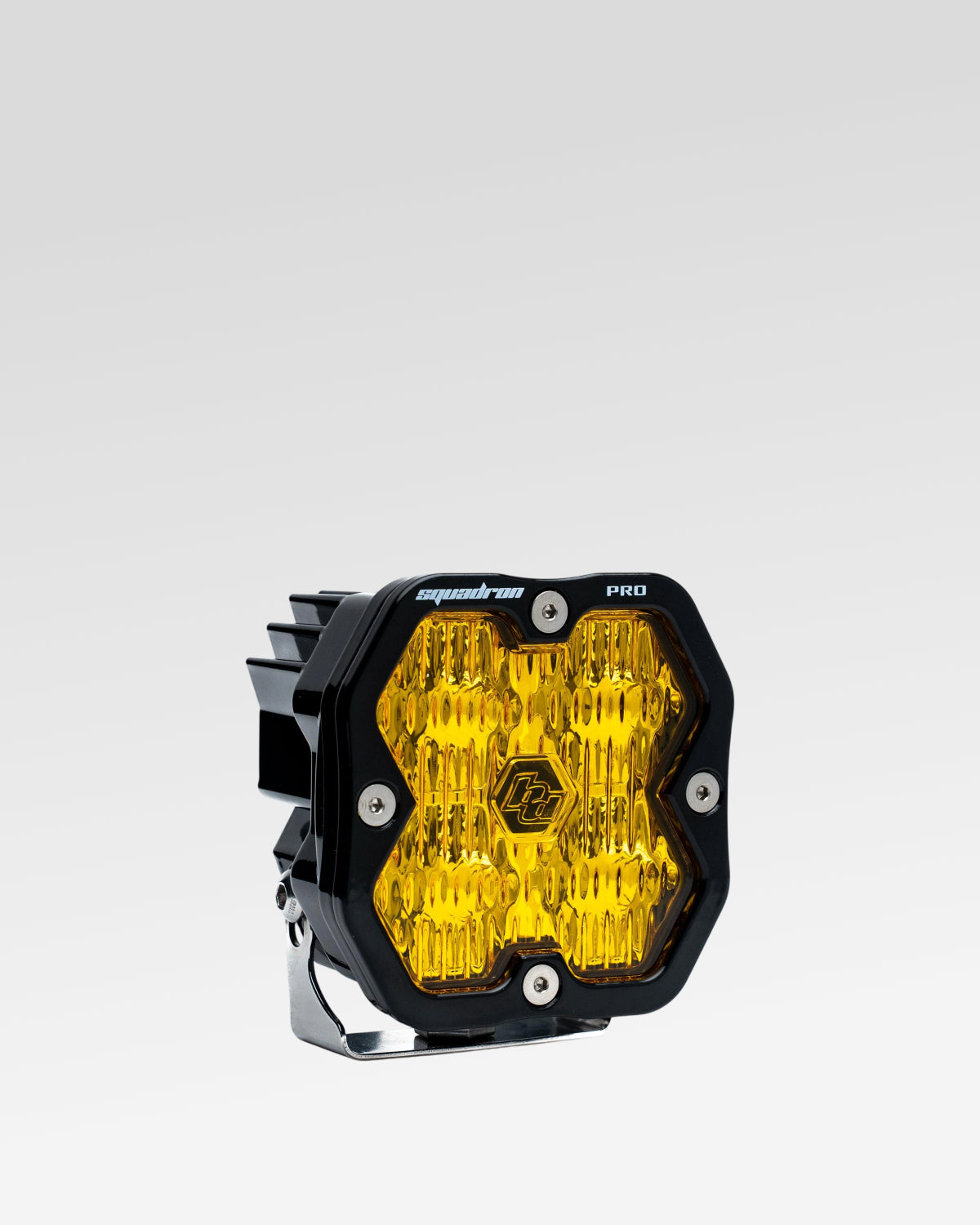 Baja Designs Squadron Pro 2.0 LED Light Pod with Wide Cornering Beam Pattern and Baja Amber Lens