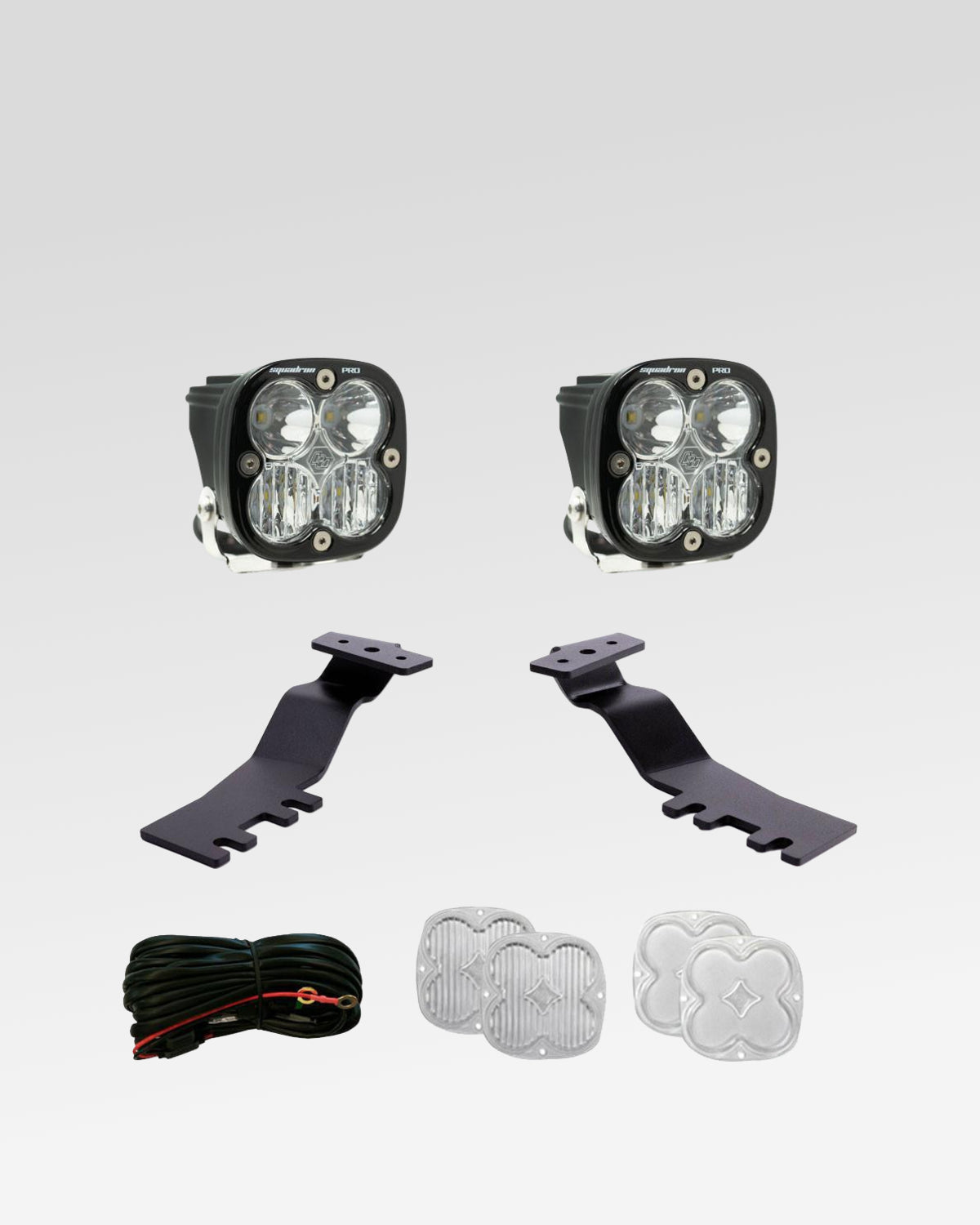 Baja Designs Squadron Pro LED Ditch Light Kit with Clear Driving/Combo Lens for 6th-Gen 4Runner (2025–Present)