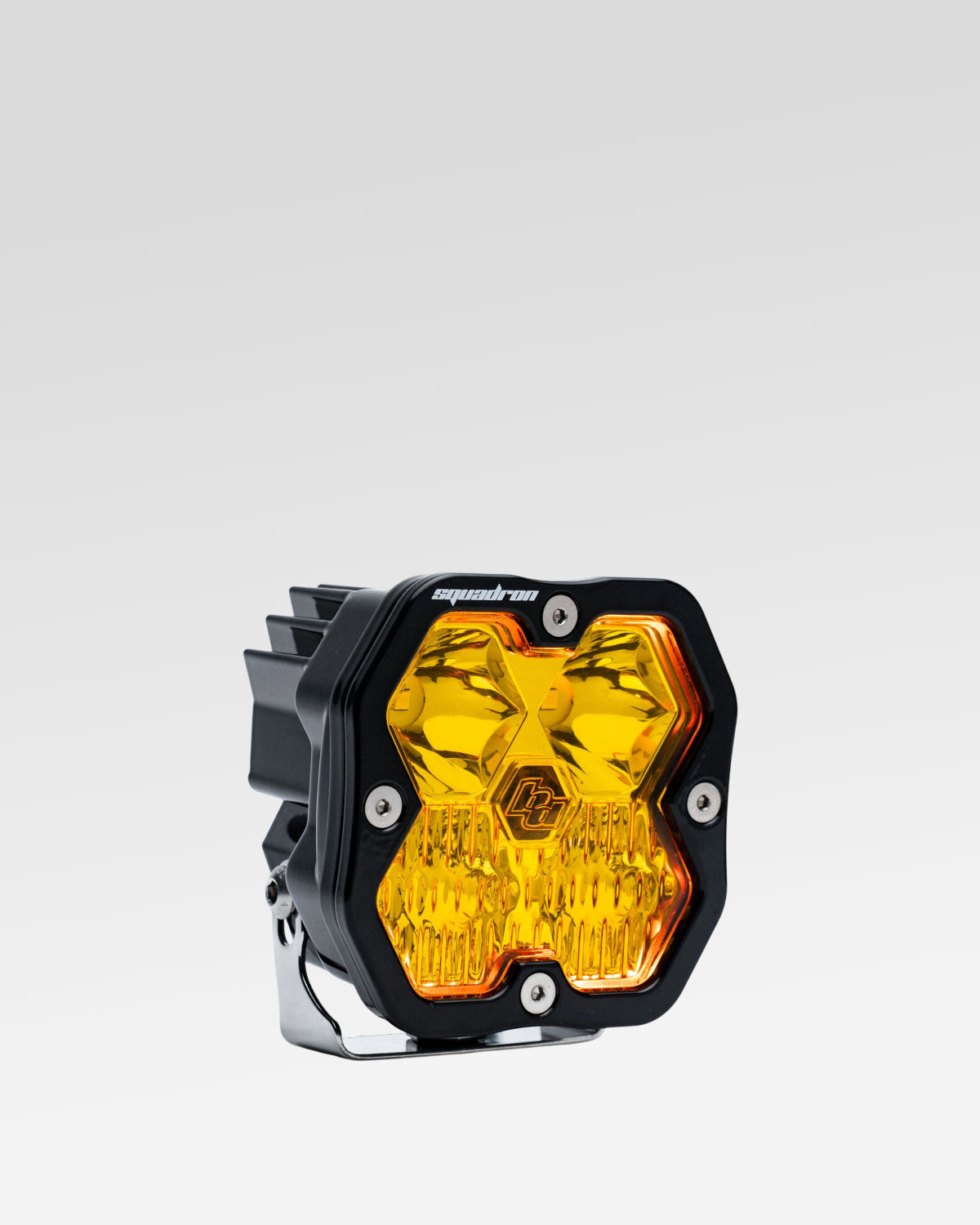 Baja Designs Squadron Sport 2.0 LED Light Pod with Driving-Combo Beam Pattern and Baja Amber Lens