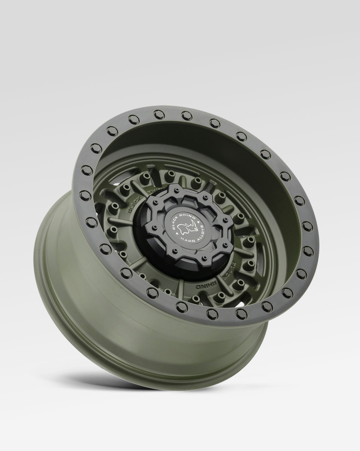 Black Rhino Abrams 17 x 8.5 in Wheel in Olive Drab Green with -18 mm Offset