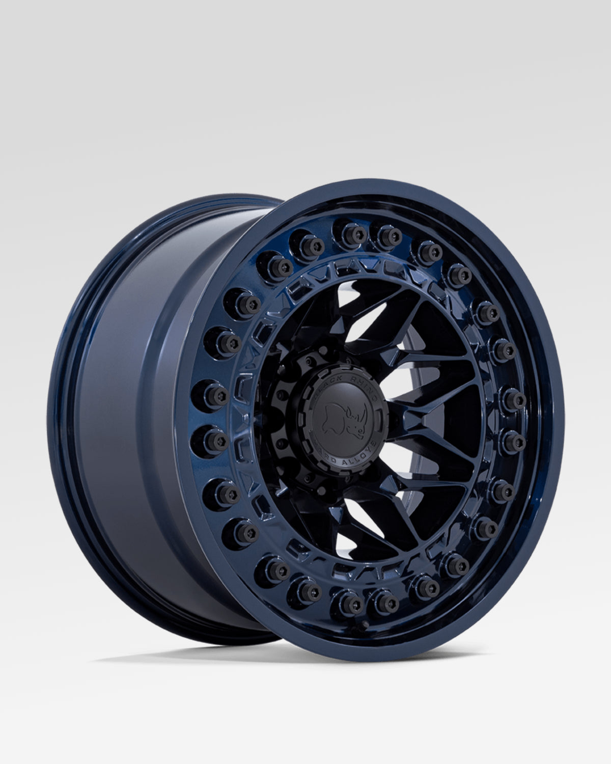 Black Rhino Alpha 17 x 9 in Wheel in Midnight Blue with -12 mm Offset