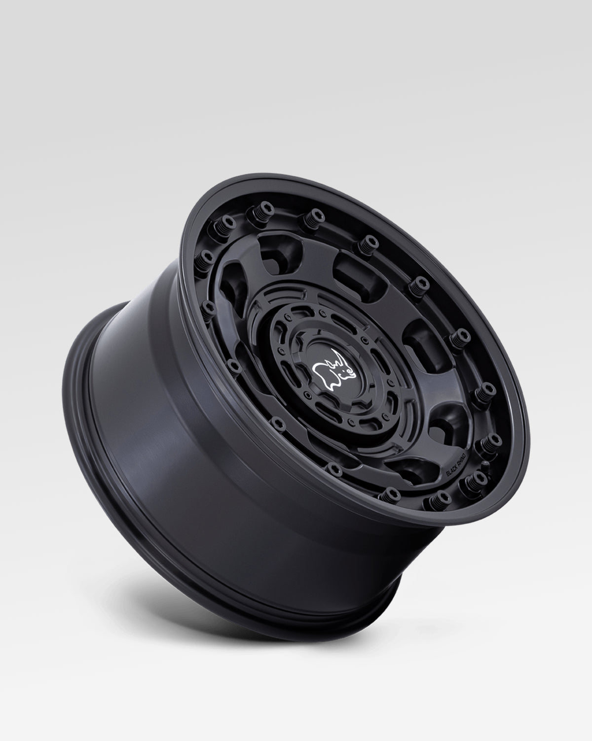 Black Rhino Atlas 17 x 8.5 in Wheel in Matte Black with -10 mm Offset