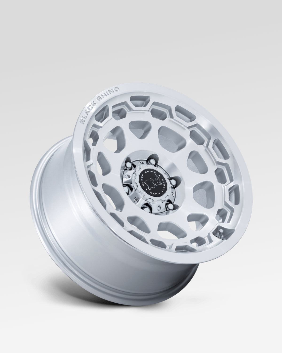 Black Rhino Congo 17 x 8.5 in Wheel in Gloss Silver with Machined Face with 25 mm Offset