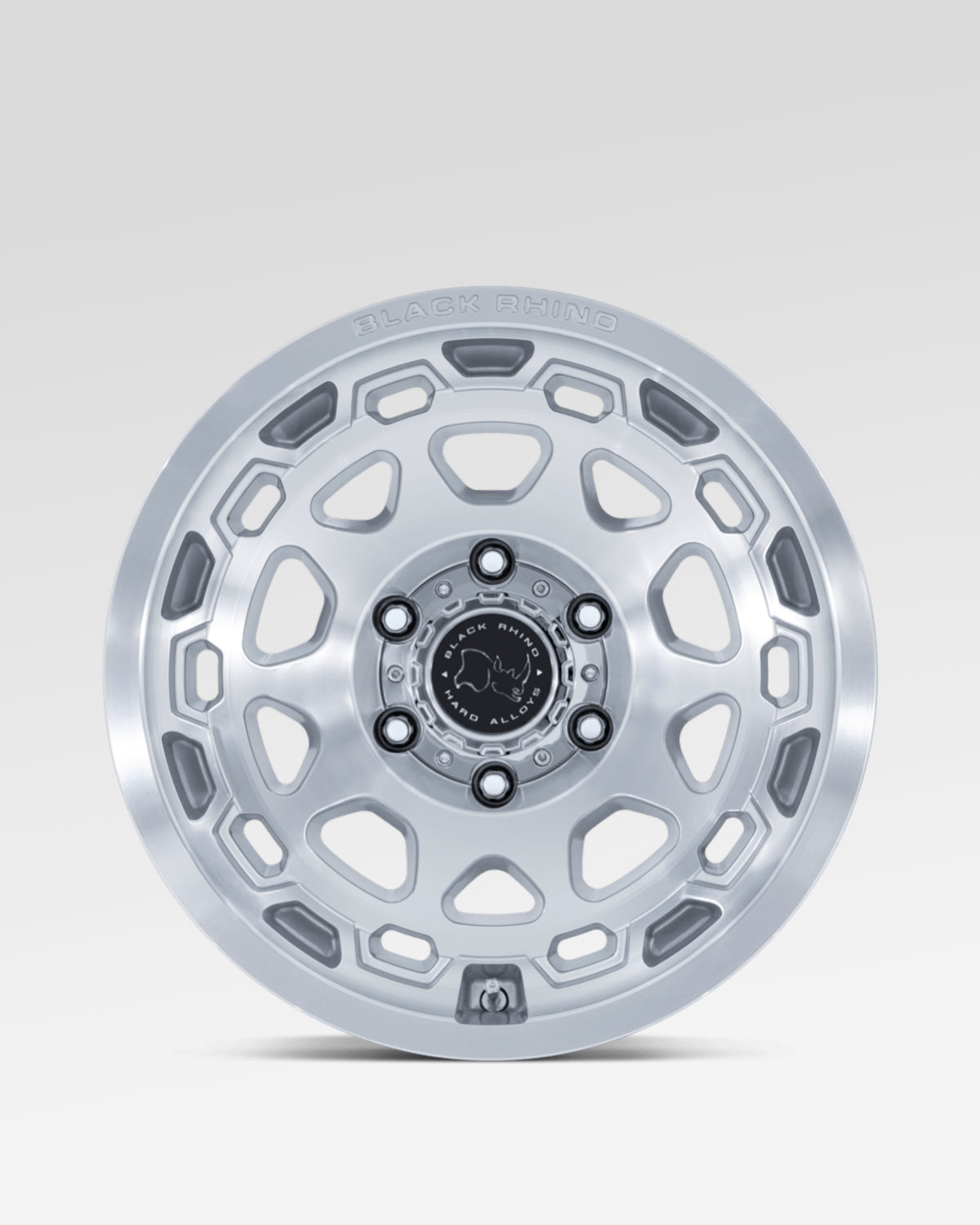 Black Rhino Congo 17 x 8.5 in Wheel in Gloss Silver with Machined Face with 25 mm Offset