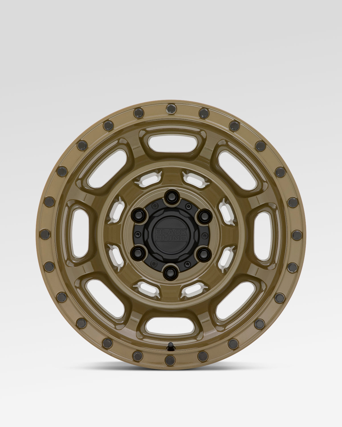 Black Rhino Convoy 17 x 8.5 in Wheel in Gator Green with -10 mm Offset