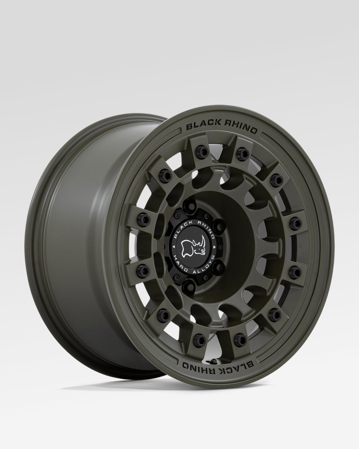 Black Rhino Fuji 17 x 8 in Wheel in Olive Drab Green with 38 mm Offset
