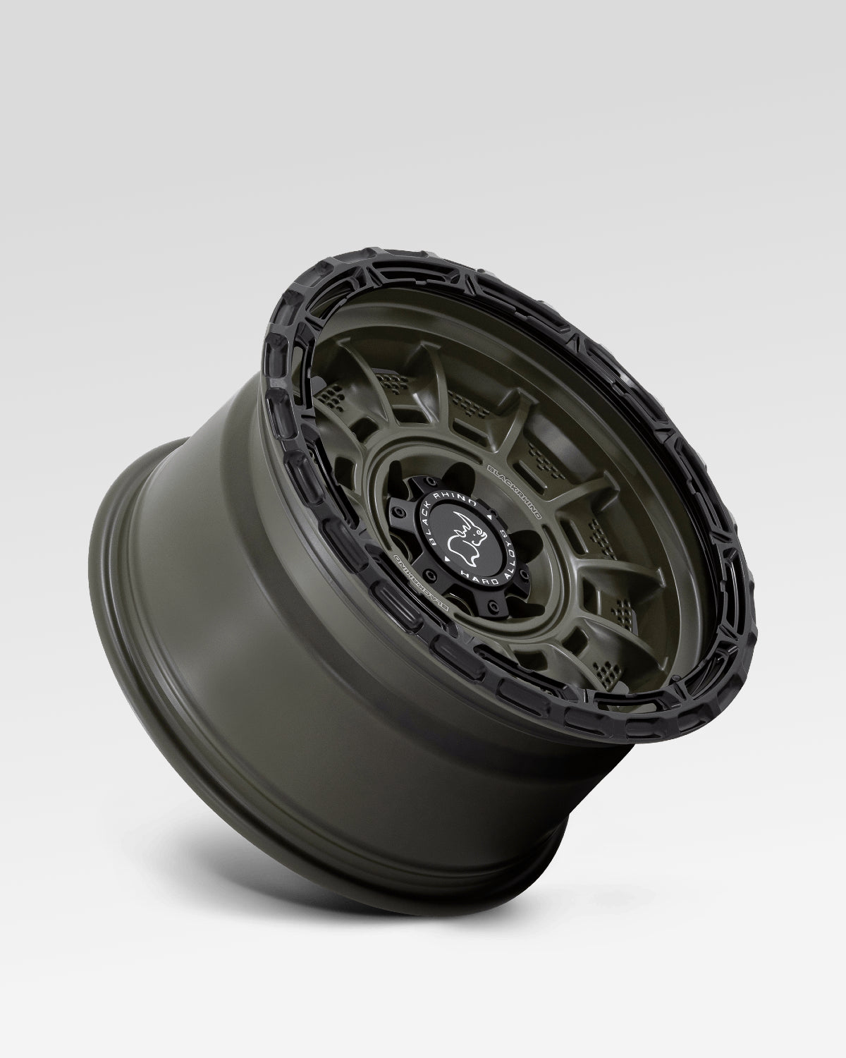 Black Rhino Legion 17 x 9 in Wheel in Olive Drab Green with Black Lip with 0 mm Offset