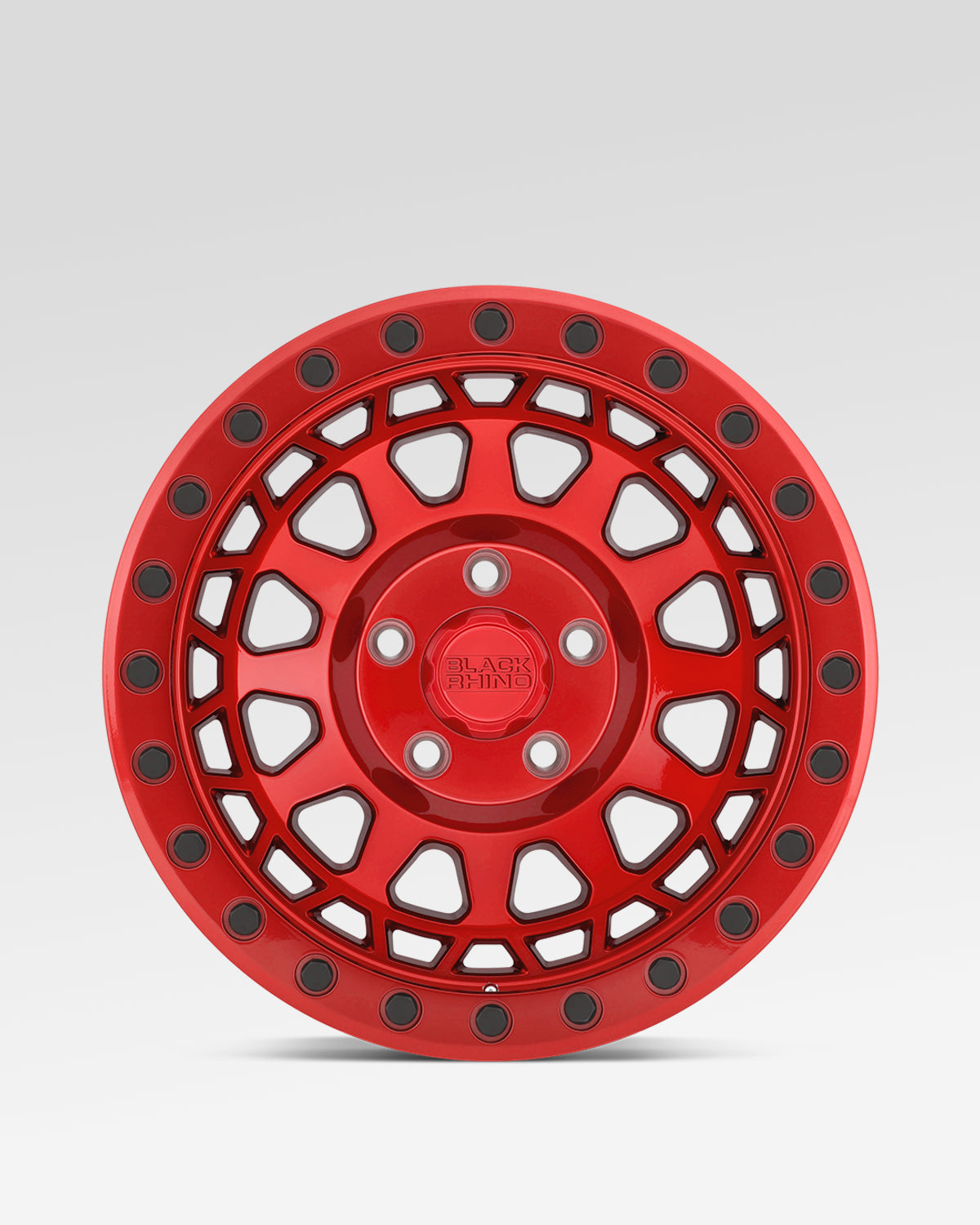Black Rhino Primm 18 x 9.5 in Wheel in Candy Red with Black Bolts with -12 mm Offset