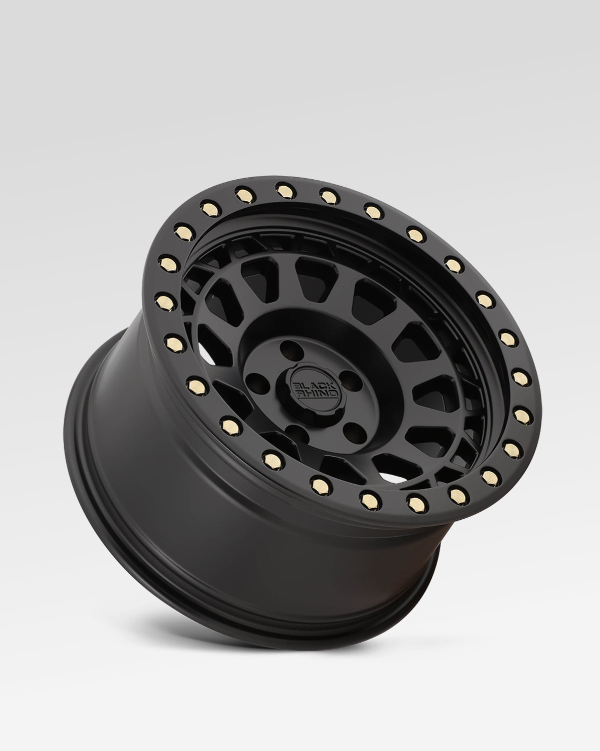 Black Rhino Primm 18 x 9.5 in Wheel in Matte Black with Brass Bolts with -12 mm Offset
