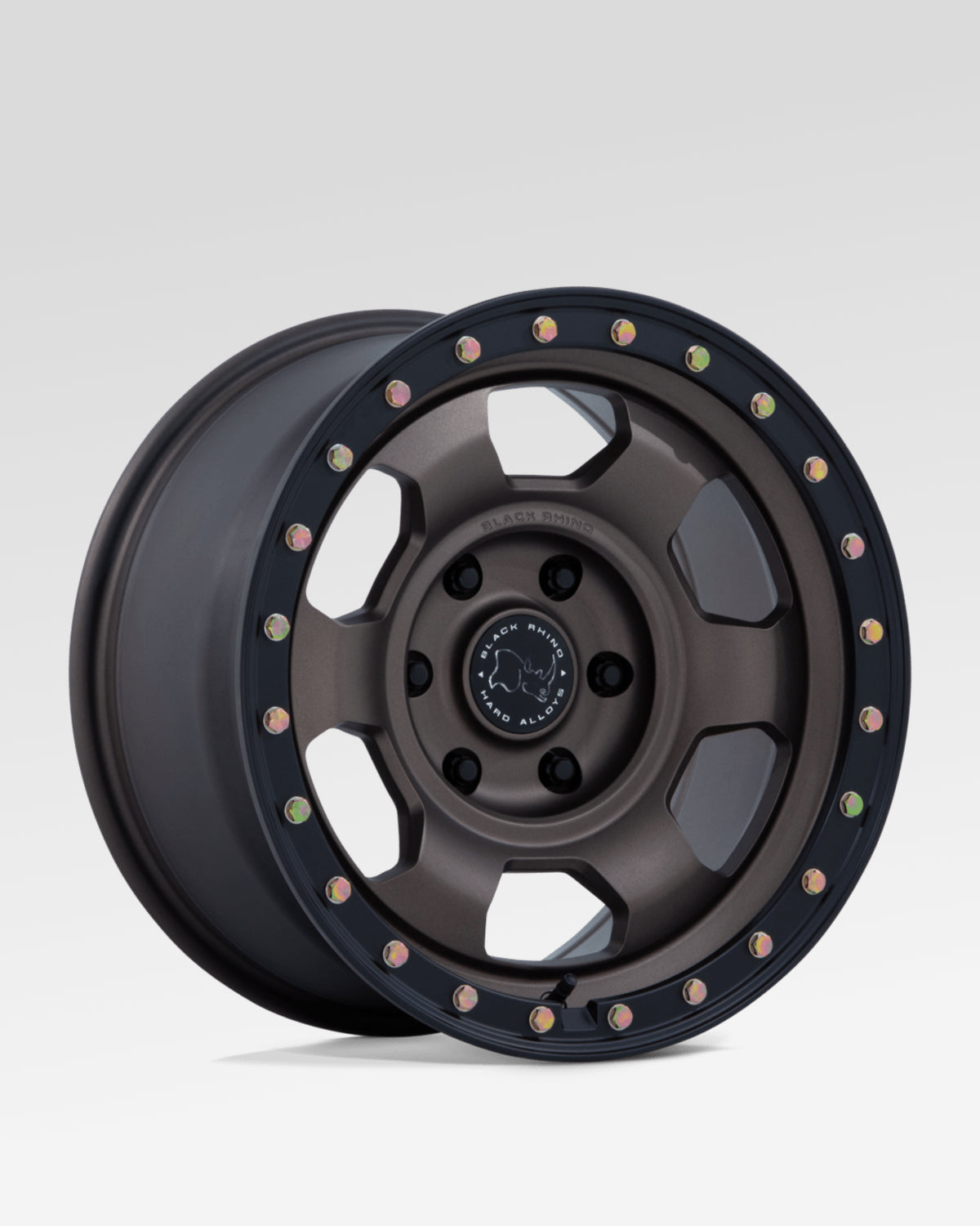 Black Rhino Trooper 17 x 8.5 in Wheel in Burnt Bronze with Matte Black Lip with -10 mm Offset