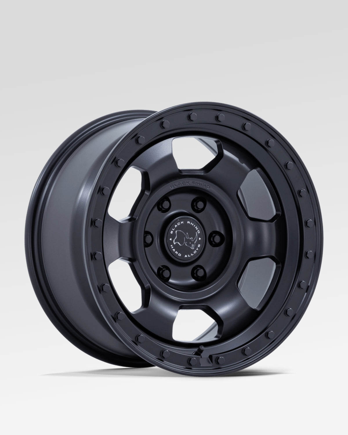 Black Rhino Trooper 17 x 8.5 in Wheel in Matte Black with 25 mm Offset