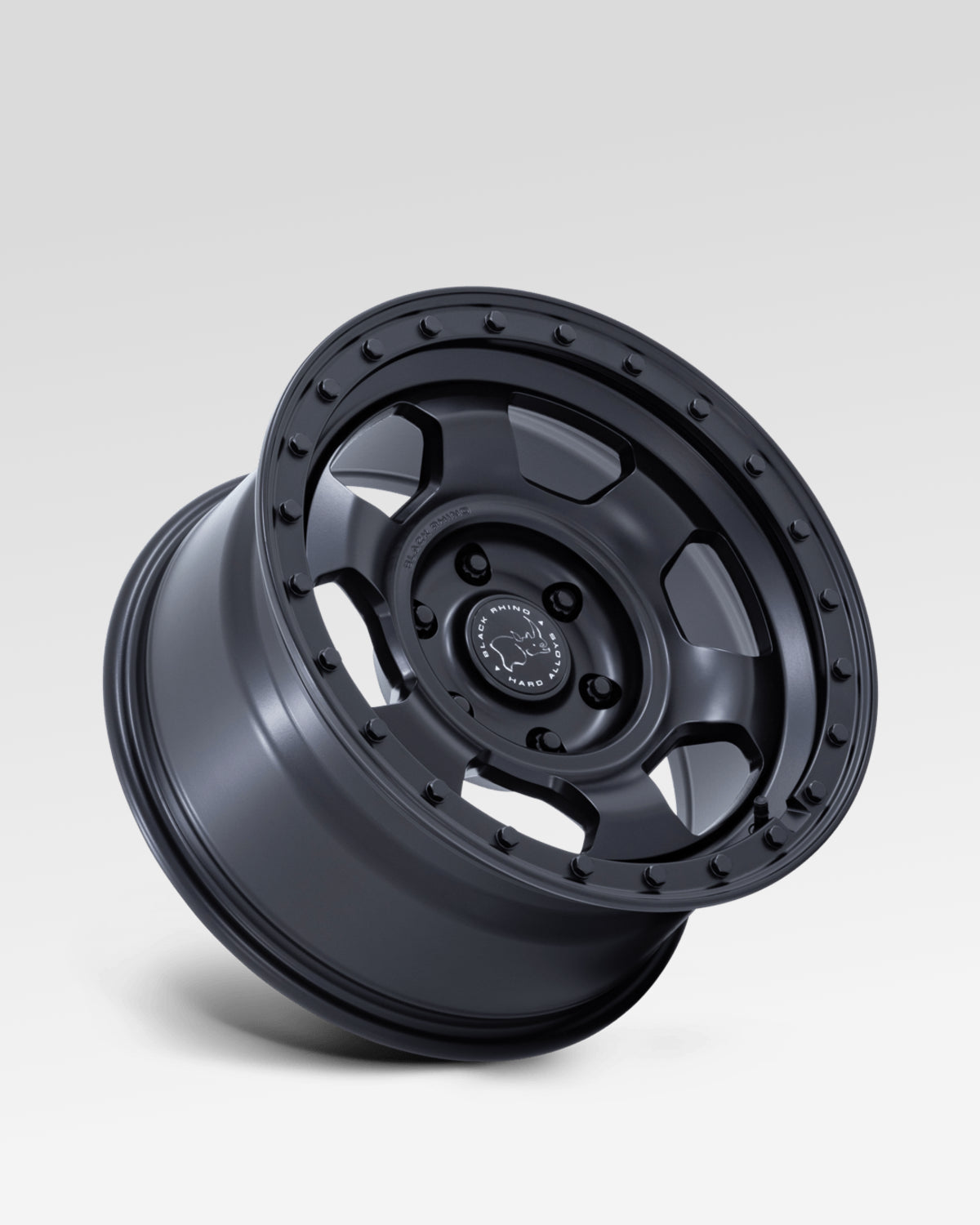 Black Rhino Trooper 17 x 8.5 in Wheel in Matte Black with 25 mm Offset