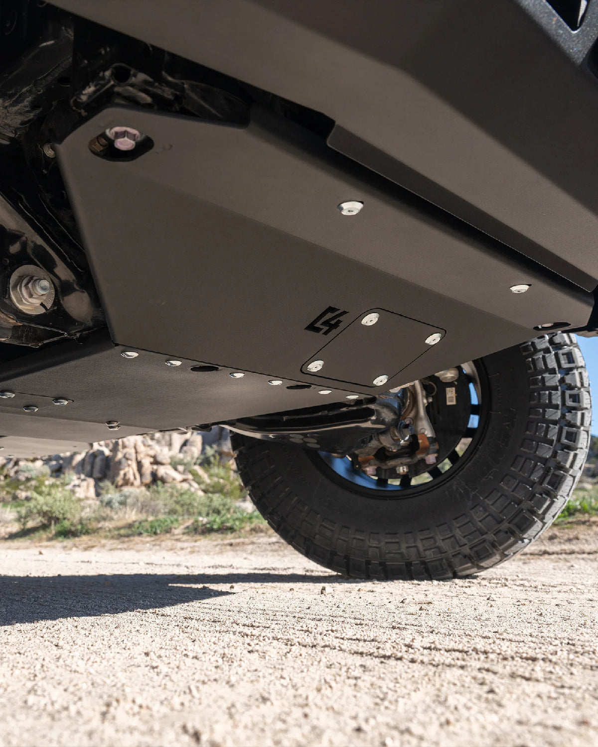 C4 Fabrication 3/16 in Steel Engine Skid Plate for 4th-Gen Tacoma (2024–Present)