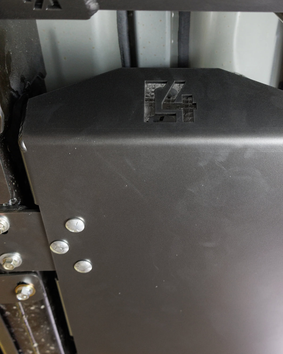 C4 Fabrication 3/16 in Steel Fuel Tank Skid Plate for 4th-Gen Tacoma (2024–Present)