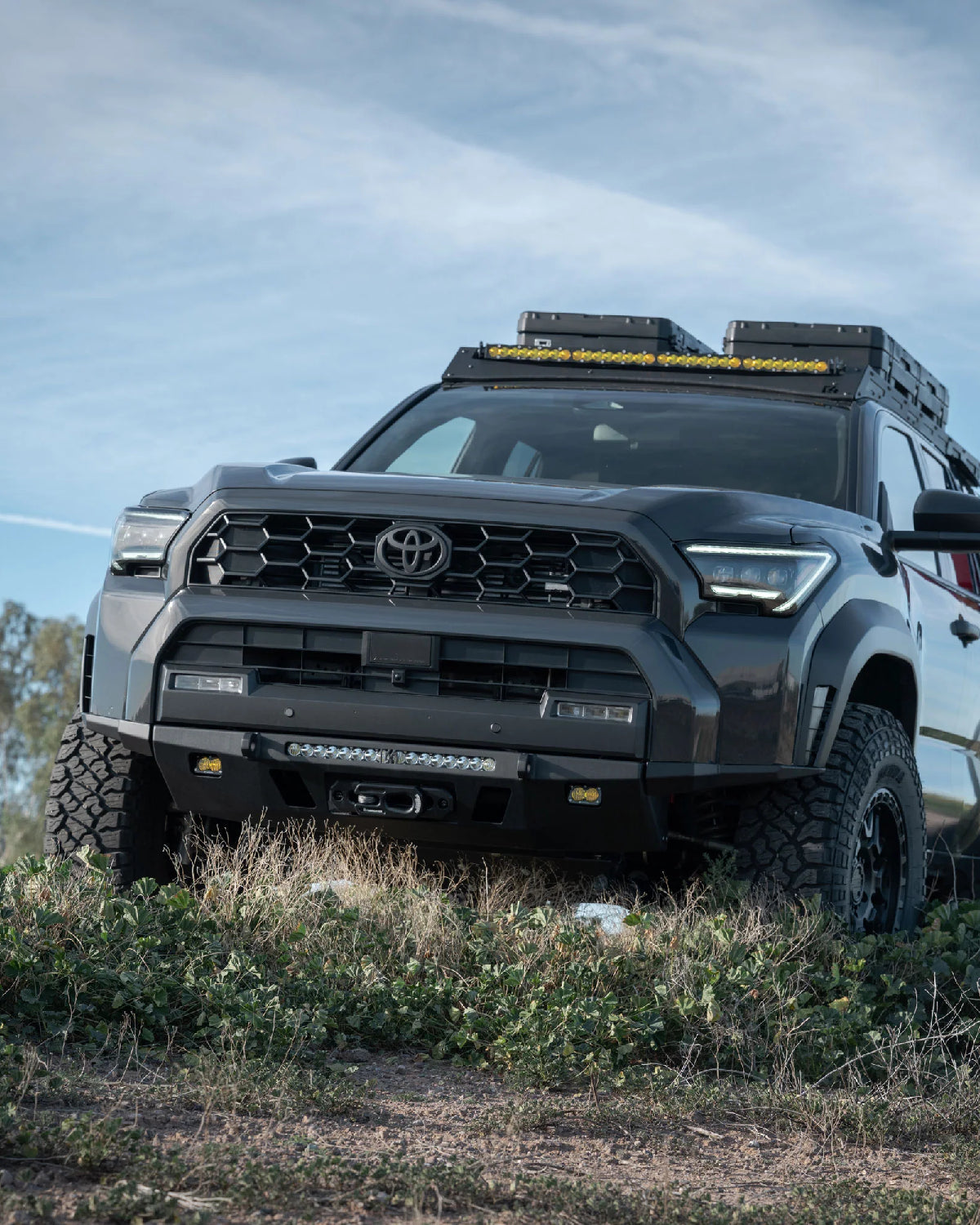 C4 Fabrication Lo-Pro Low-Profile Front Bumper Wings for 6th-Gen 4Runner (2025–Present)