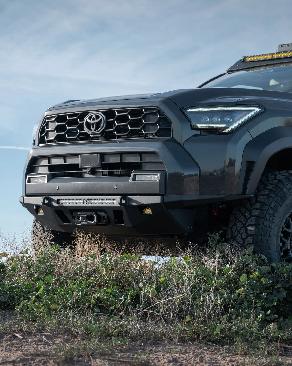 C4 Fabrication Lo-Pro Low-Profile Front Bumper Wings for 6th-Gen 4Runner (2025–Present)