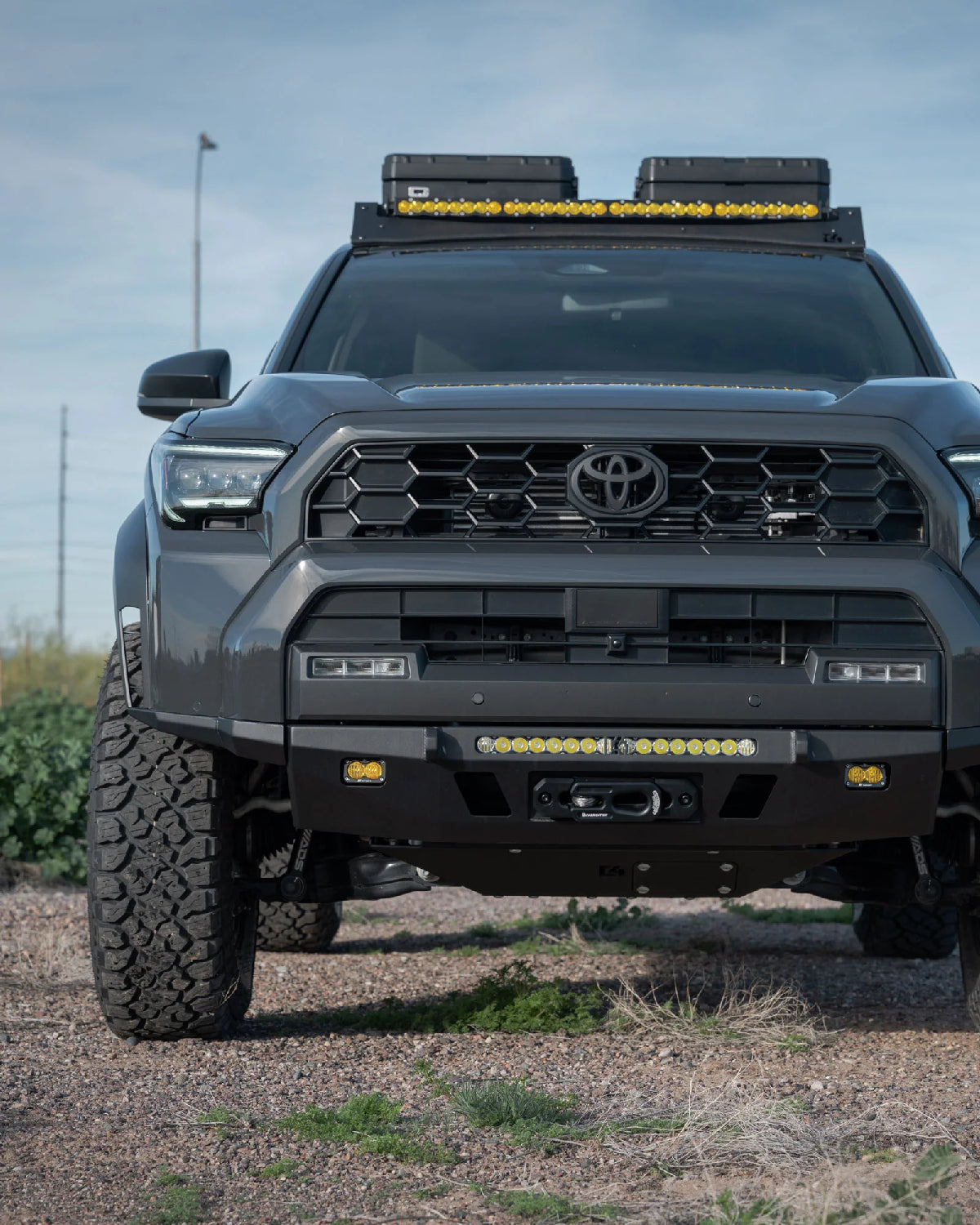 C4 Fabrication Lo-Pro Low-Profile Front Bumper Wings for 6th-Gen 4Runner (2025–Present)