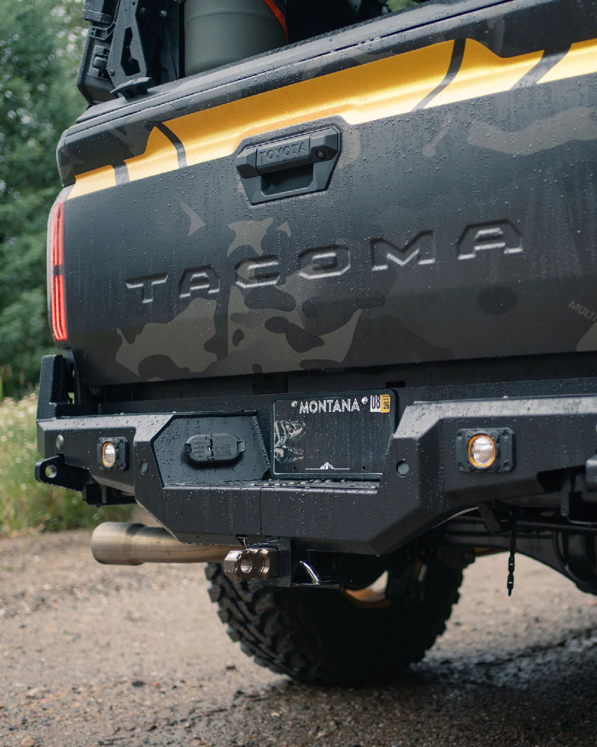 C4 Fabrication Overland Series Rear Bumper for 4th-Gen Tacoma (2024–Present)
