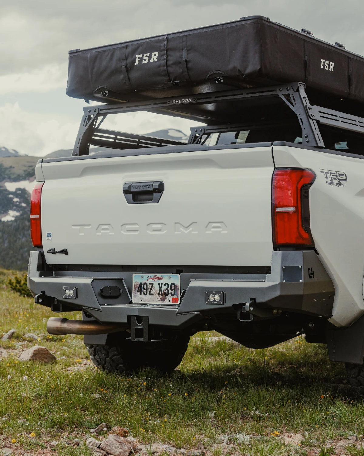C4 Fabrication Overland Series Rear Bumper for 4th-Gen Tacoma (2024–Present)