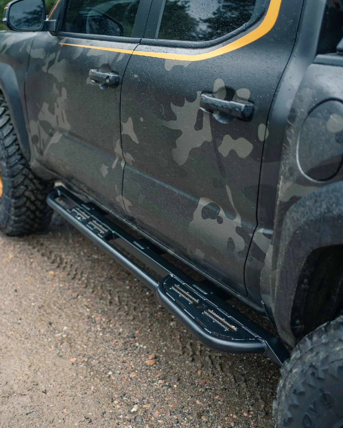 C4 Fabrication Rock Sliders for 4th-Gen Tacoma Double Cab with 5 ft Bed (2024–Present) - Pair