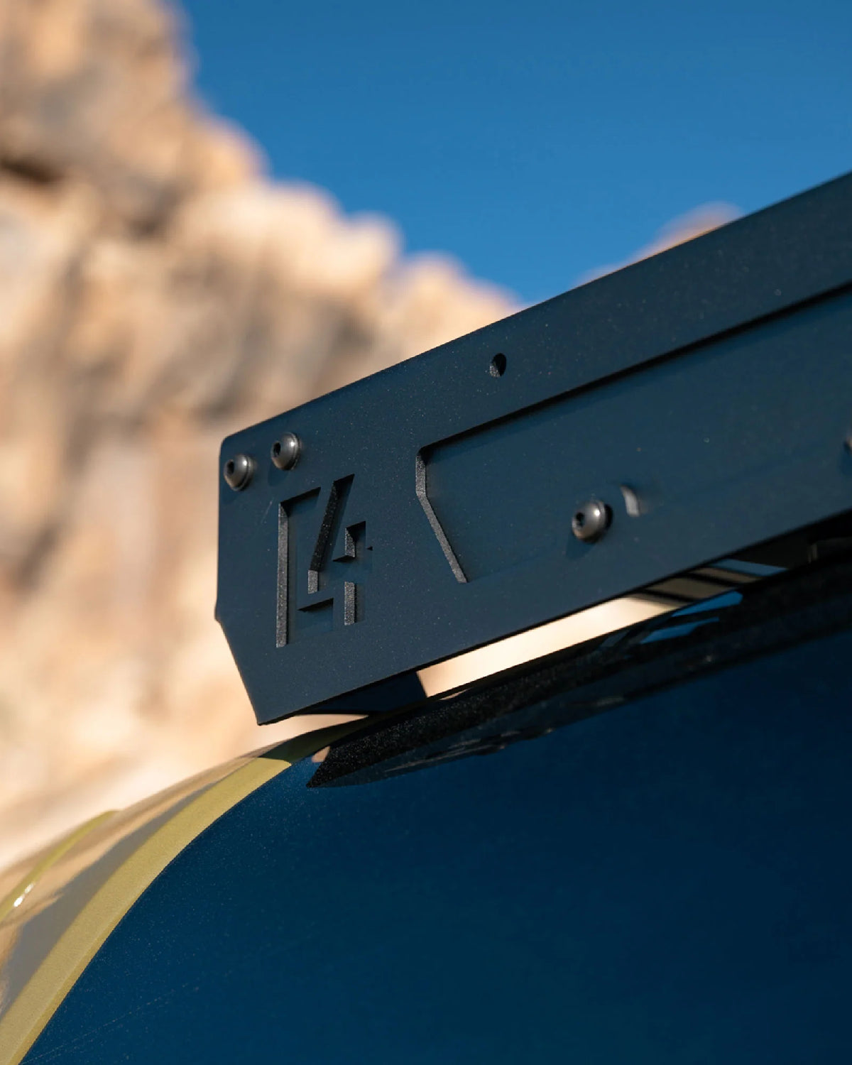 C4 Fabrication Roof Rack with 40 in Light Bar Cutout Front Fairing for 6th-Gen 4Runner (2025–Present)