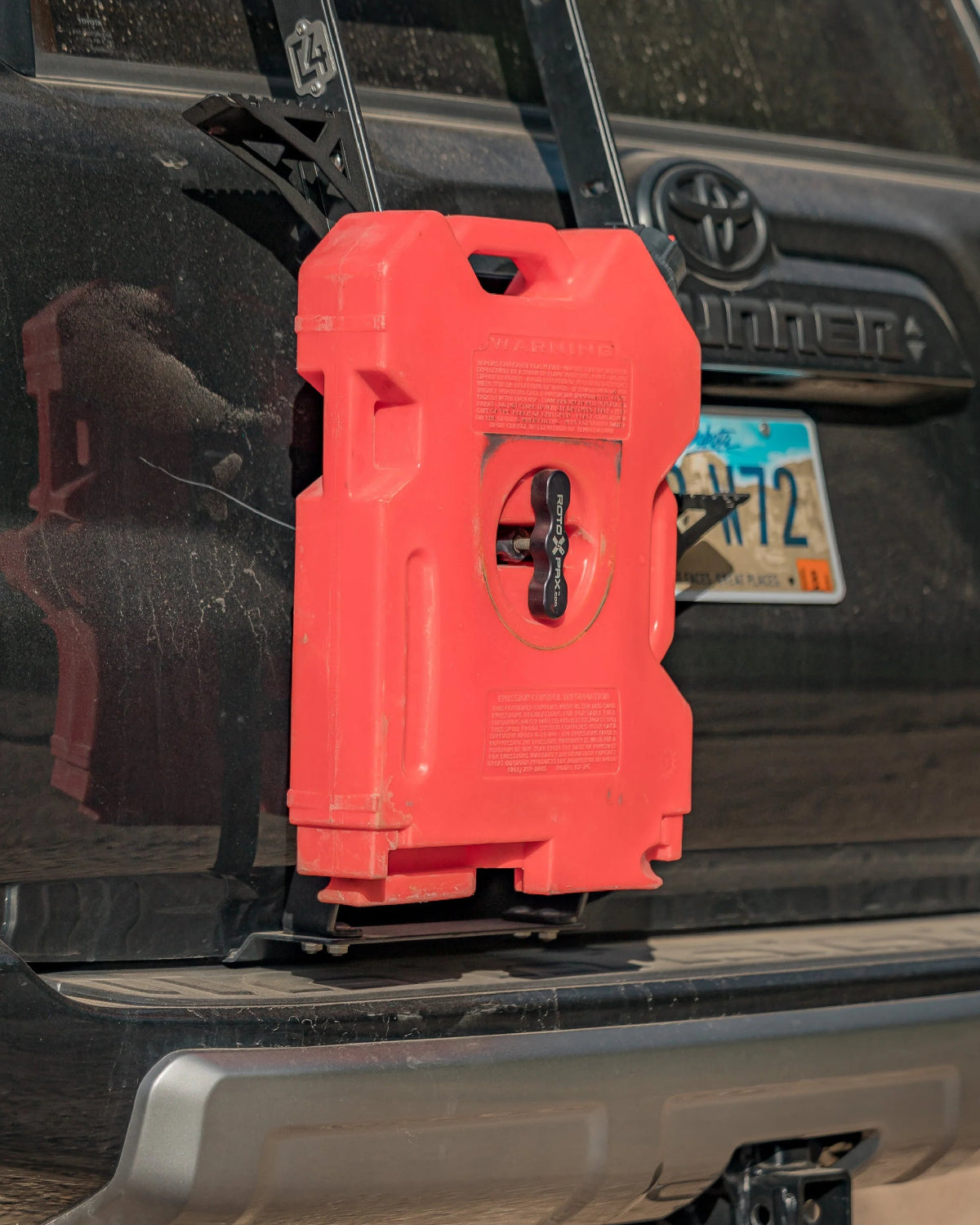 C4 Fabrication Summit Rear Liftgate Ladder RotopaX Container Mounting Bracket for Toyota 4Runner (2010–Present)