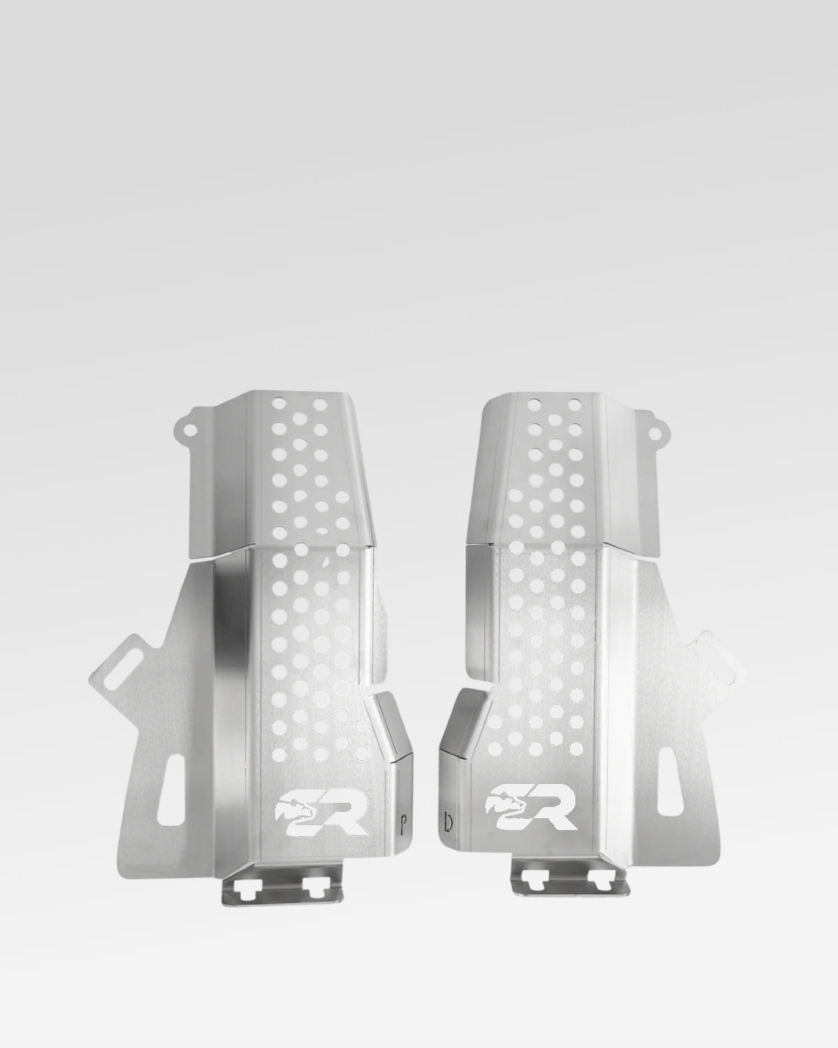 Cali Raised LED Catalytic Converter Shields for 3rd-Gen Tacoma V6 4WD with Automatic Transmission (2016–2023) - Pair