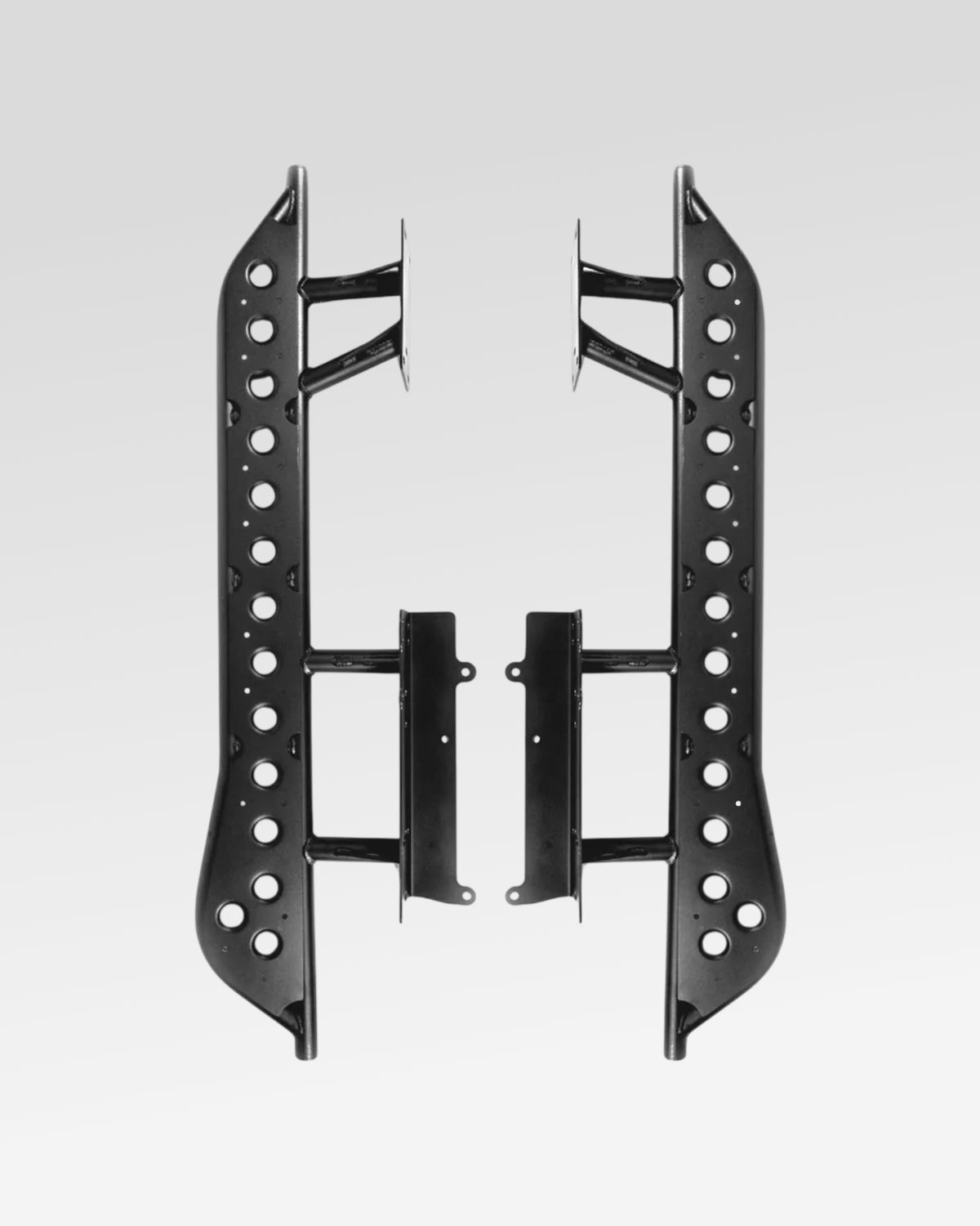 Cali Raised LED Step Edition Rock Sliders with Kick-Out and Top Plate for 5th-Gen 4Runner (2010–2024)